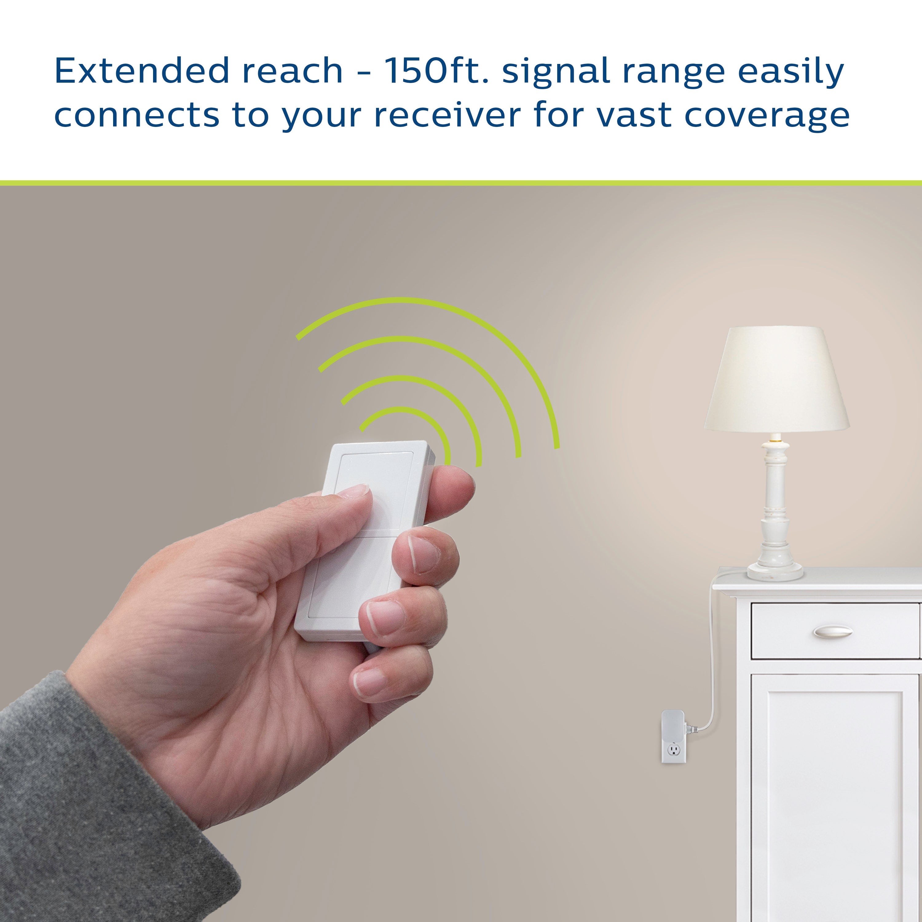 Philips Wireless On/Off Switch with Remote, White