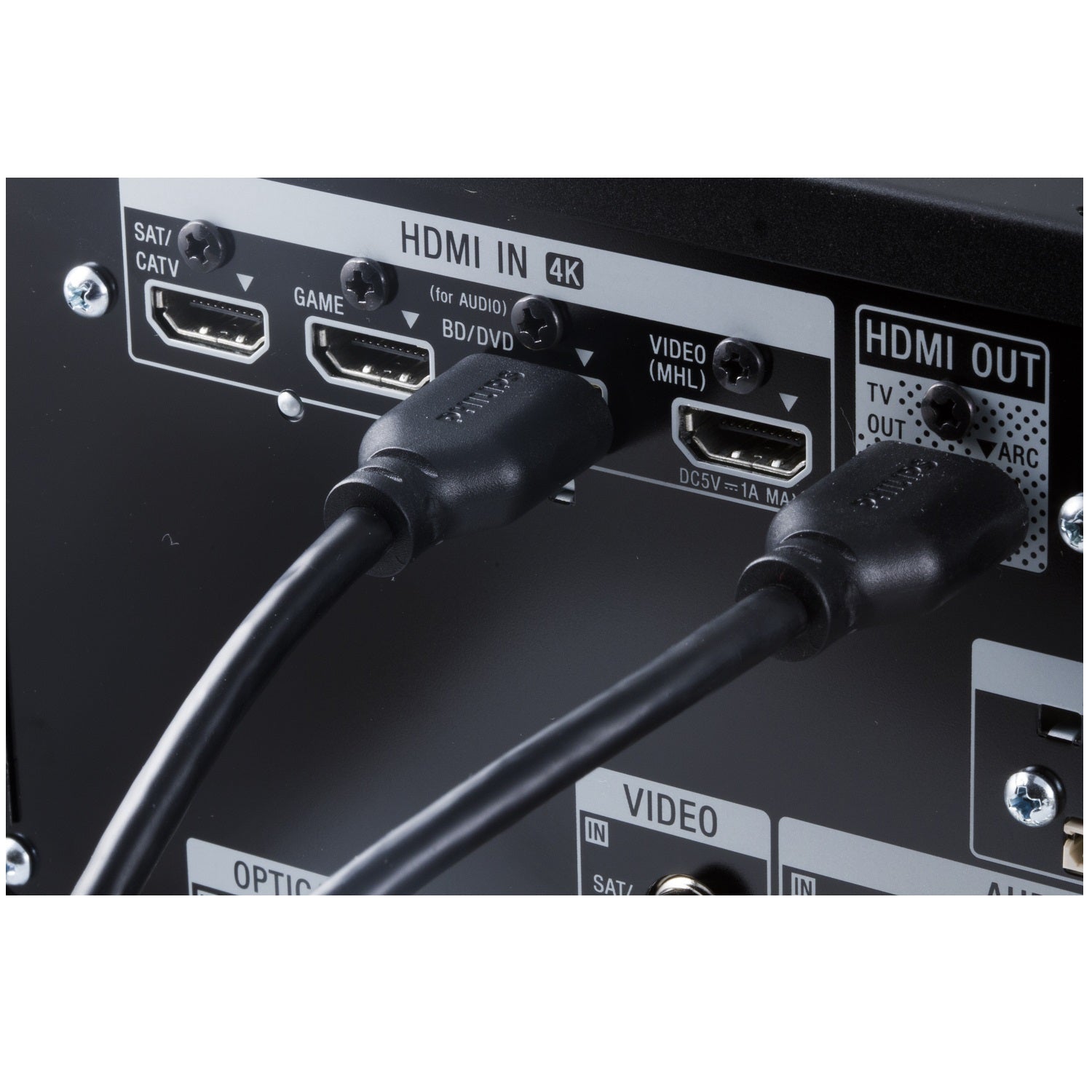 Philips 4 ft. HDMI Cable with Ethernet, Black