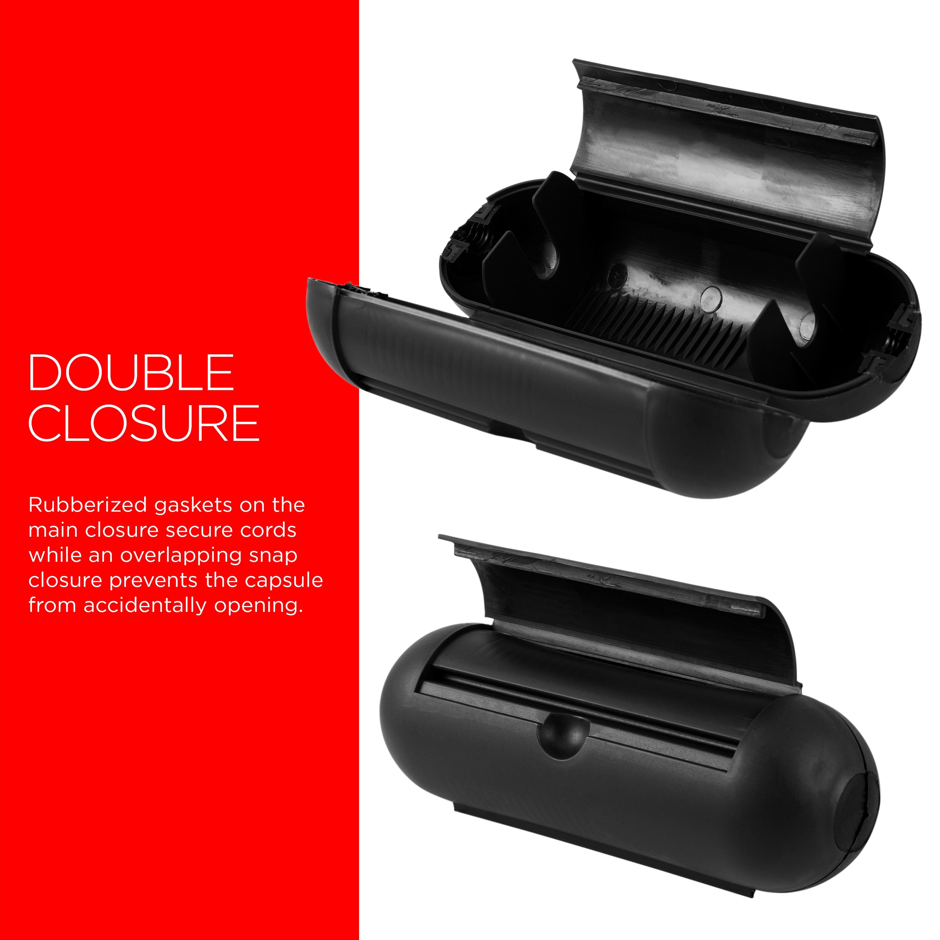 UltraPro Outdoor Cord Plug Cover, 2 Pack, Black