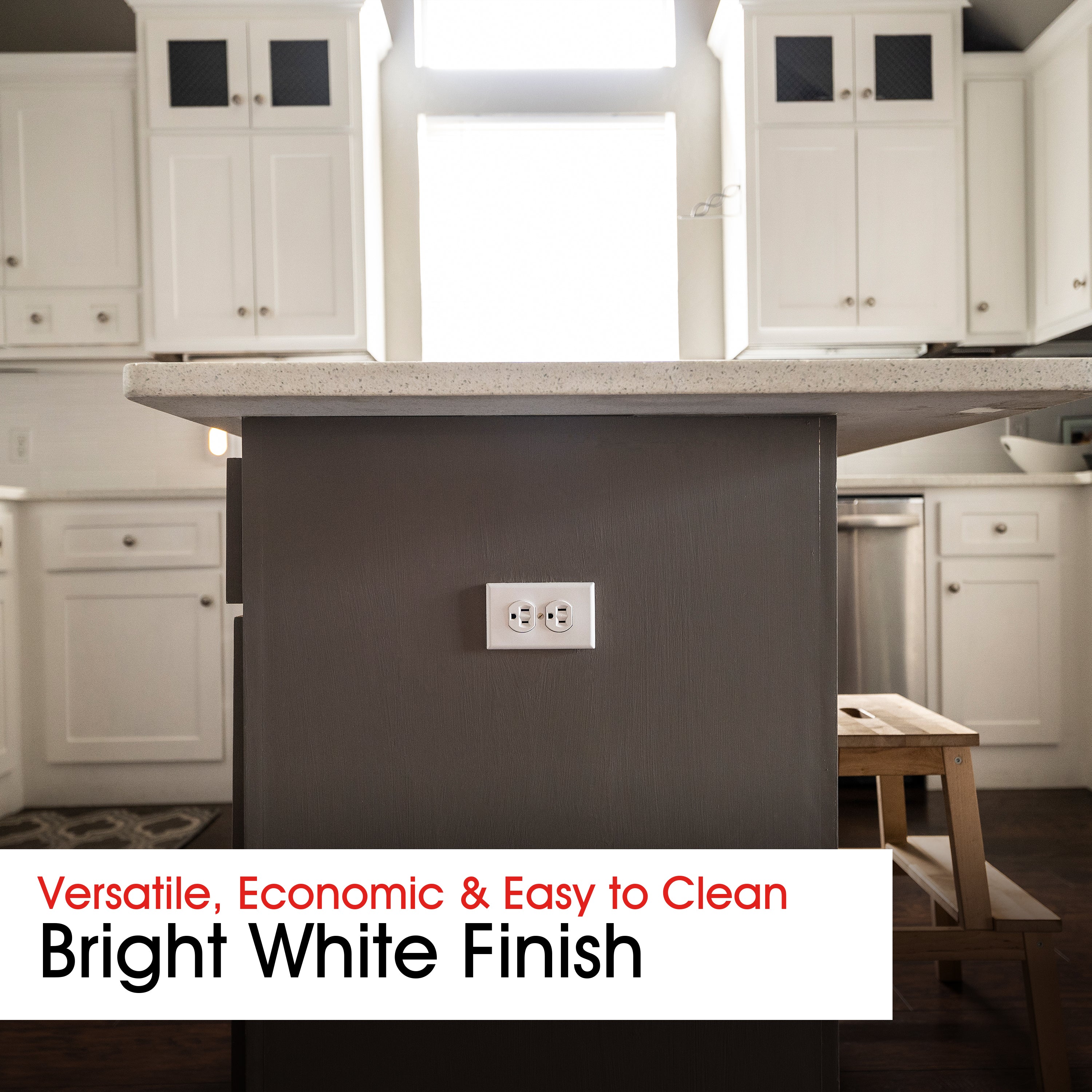 Power Gear Duplex Receptacle Wallplate