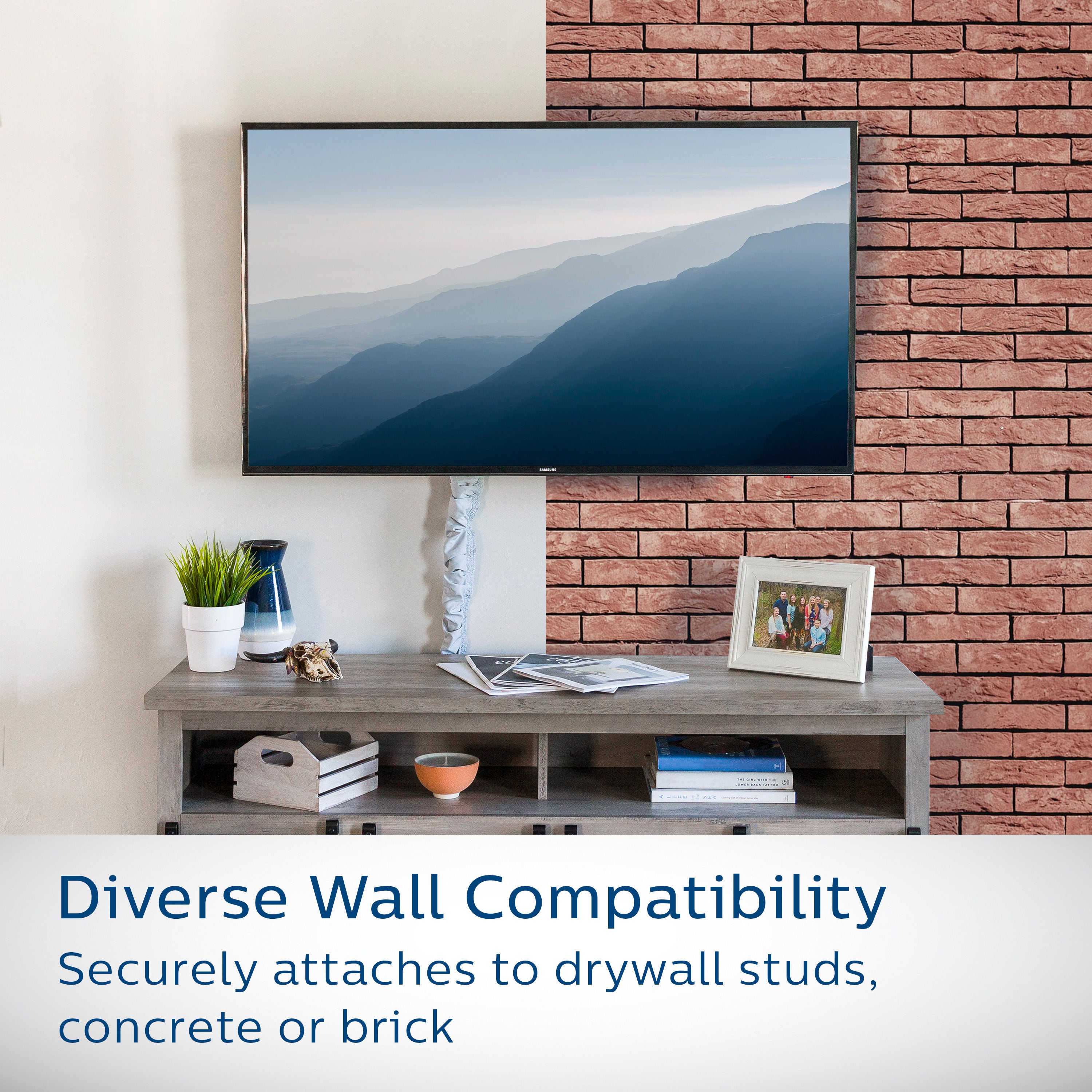 Philips Tilt TV Wall Mount, Up to 80in., Black