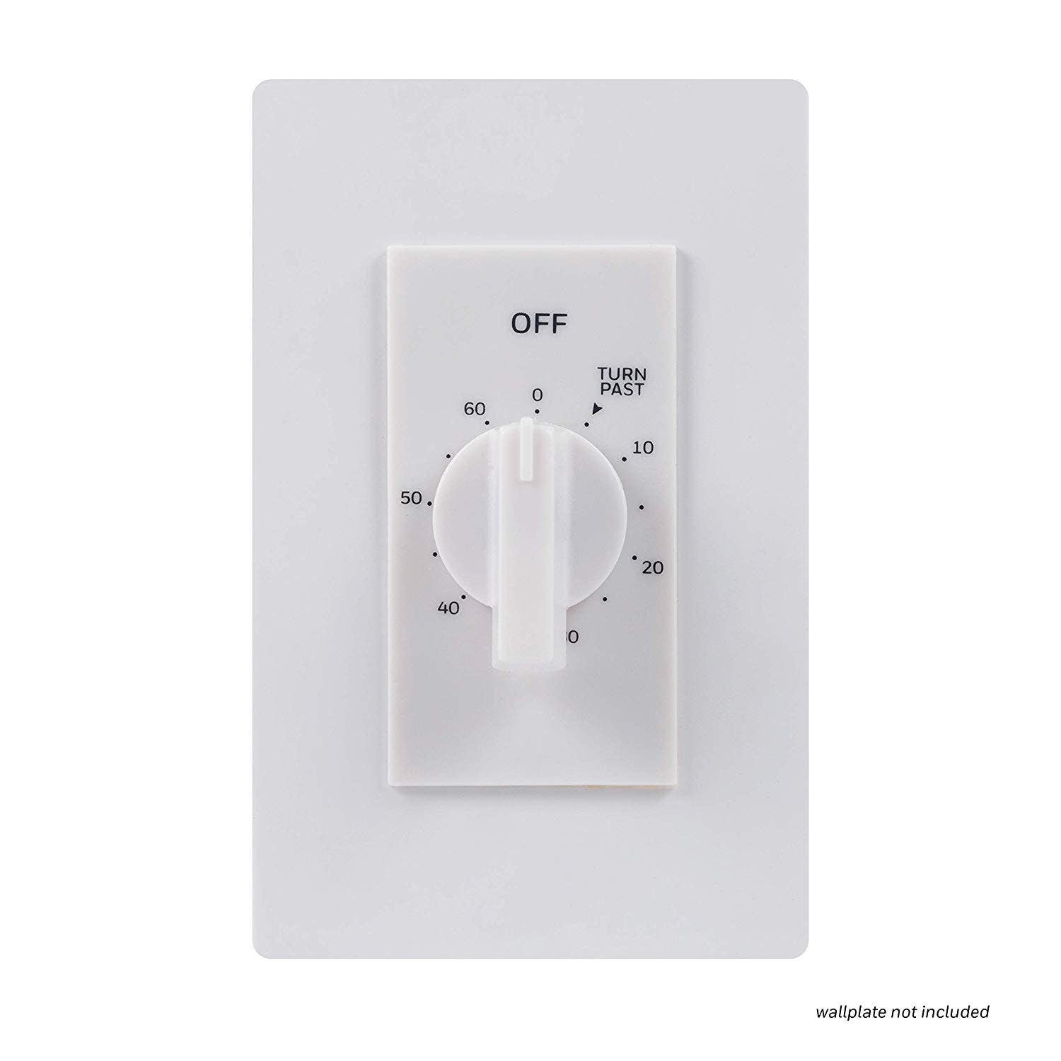 UltraPro In-Wall 60-Minute Spring-Wound Timer, White/Almond