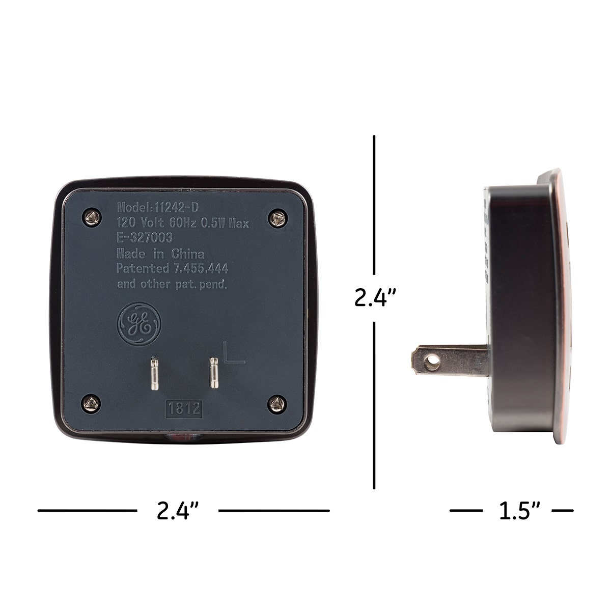 GE CoverLite Light Sensing LED Night Light, Oil-Rubbed Bronze