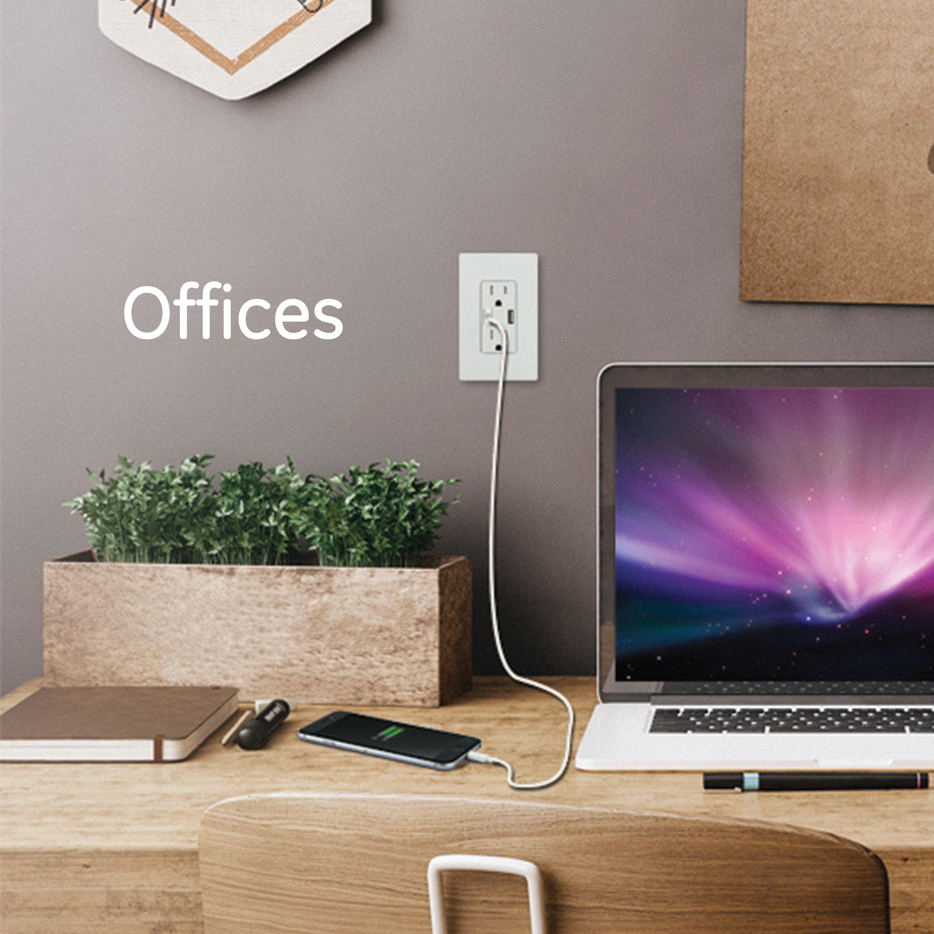 GE UltraPro 2-Outlet 2-USB Tamper Resistant Receptacle, White