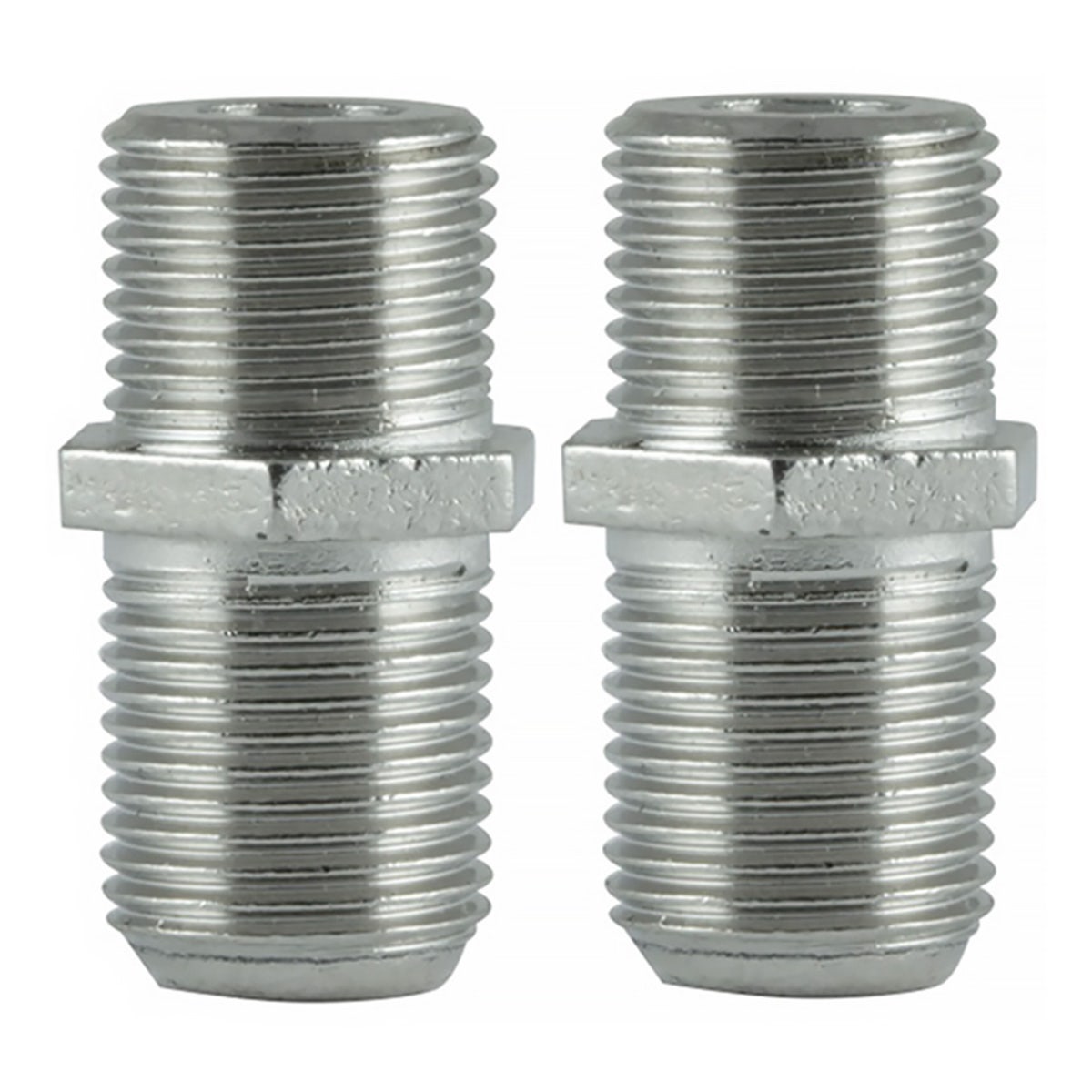 GE Coaxial Cable Extension Adapters, F-Type Connectors, 2 Pack