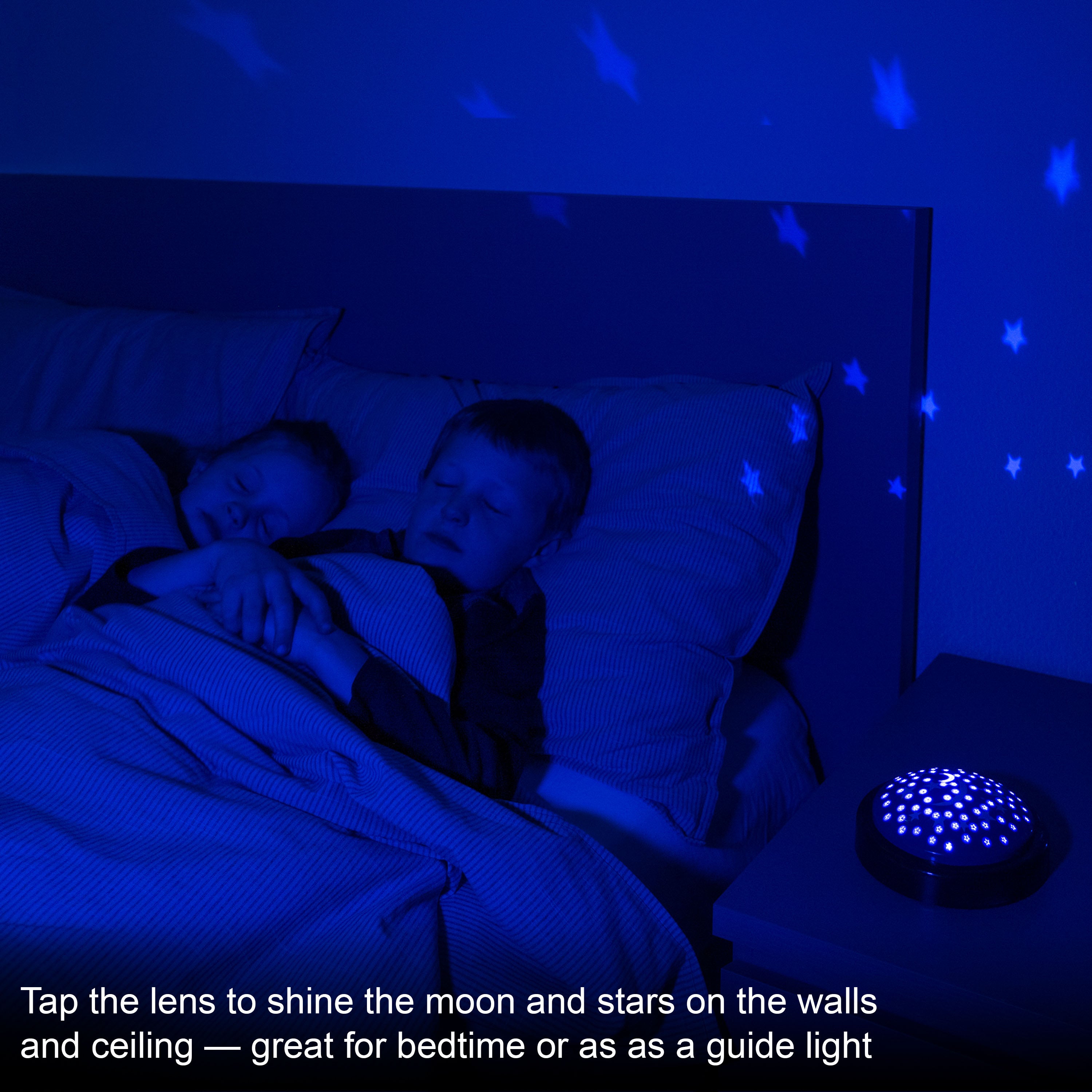 GE LED Moon and Star Projector Night Light