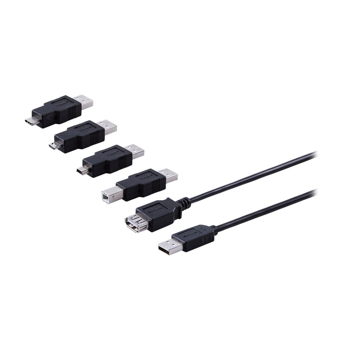 Philips Universal USB Cable Kit, Black