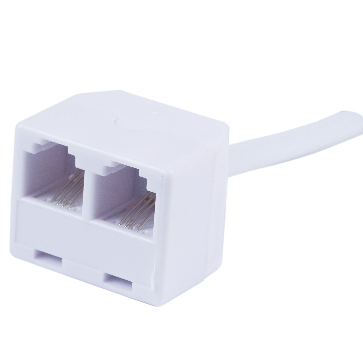 Power Gear 25ft. 2-Jack Phone Line Cord, White