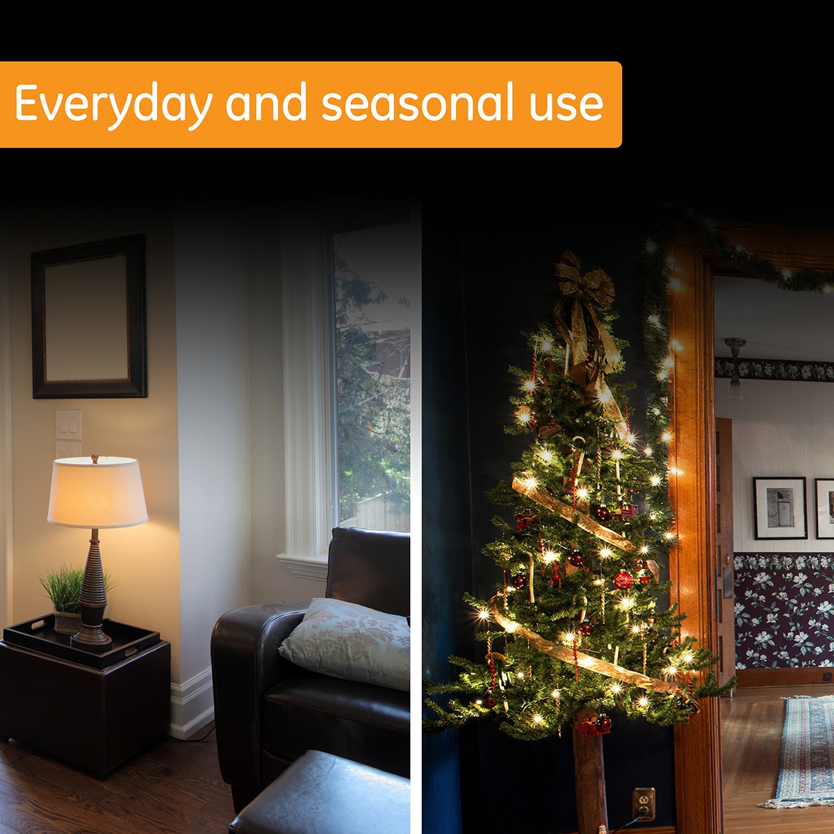 GE Indoor Plug-In 24-Hour Mechanical Timer, White, 3 Pack