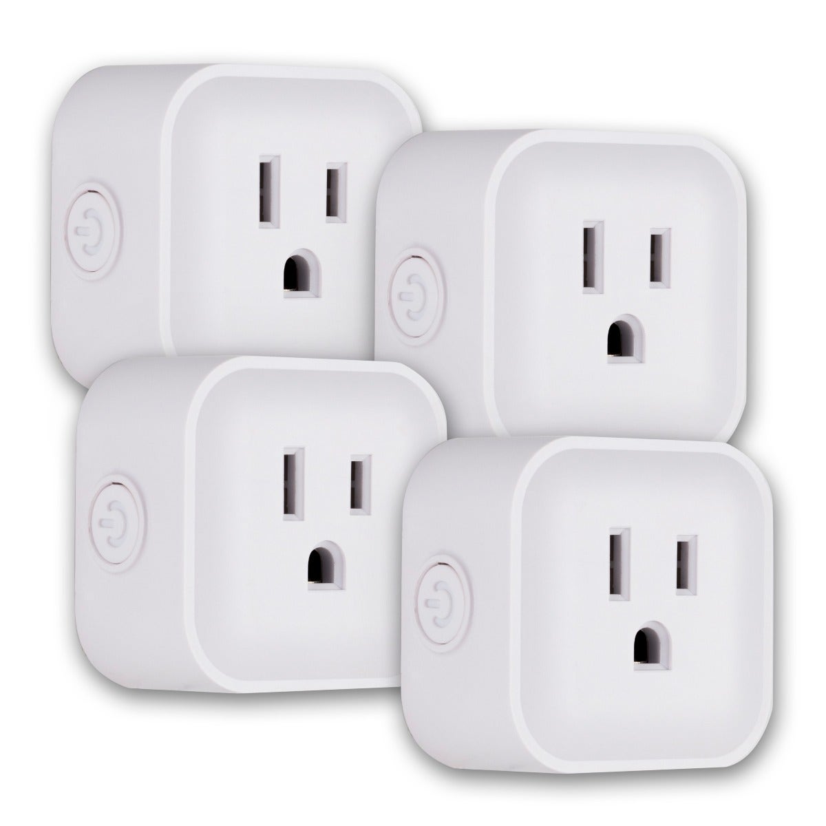 UltraPro Plug-In Mini WiFi Smart Switch, 4 Pack, White – Jasco