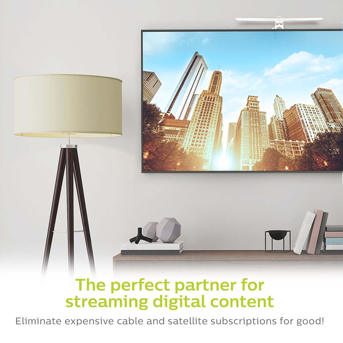 Philips Wing HD Antenna, White