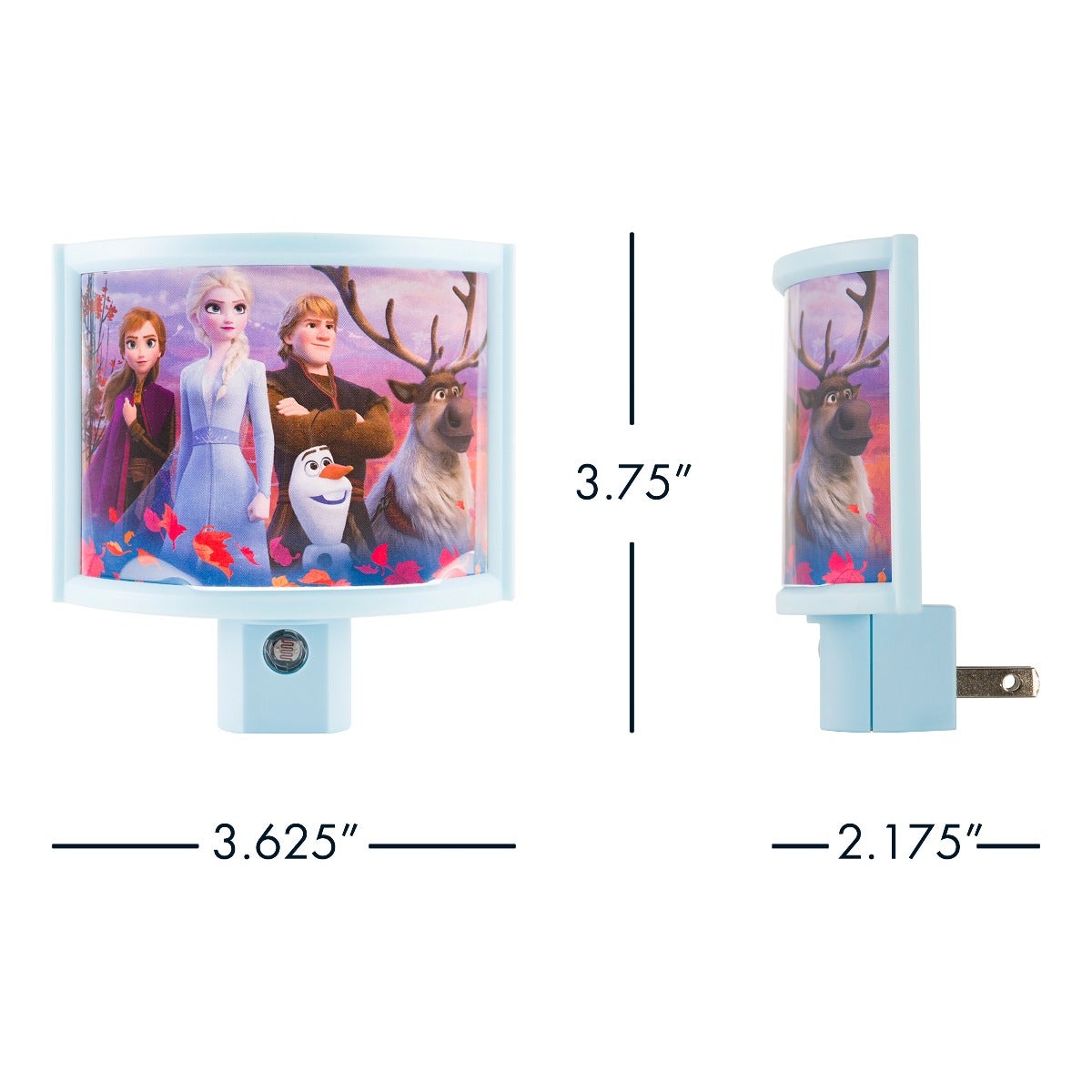 Disney Frozen II Wrap Shade LED Night Light, Blue