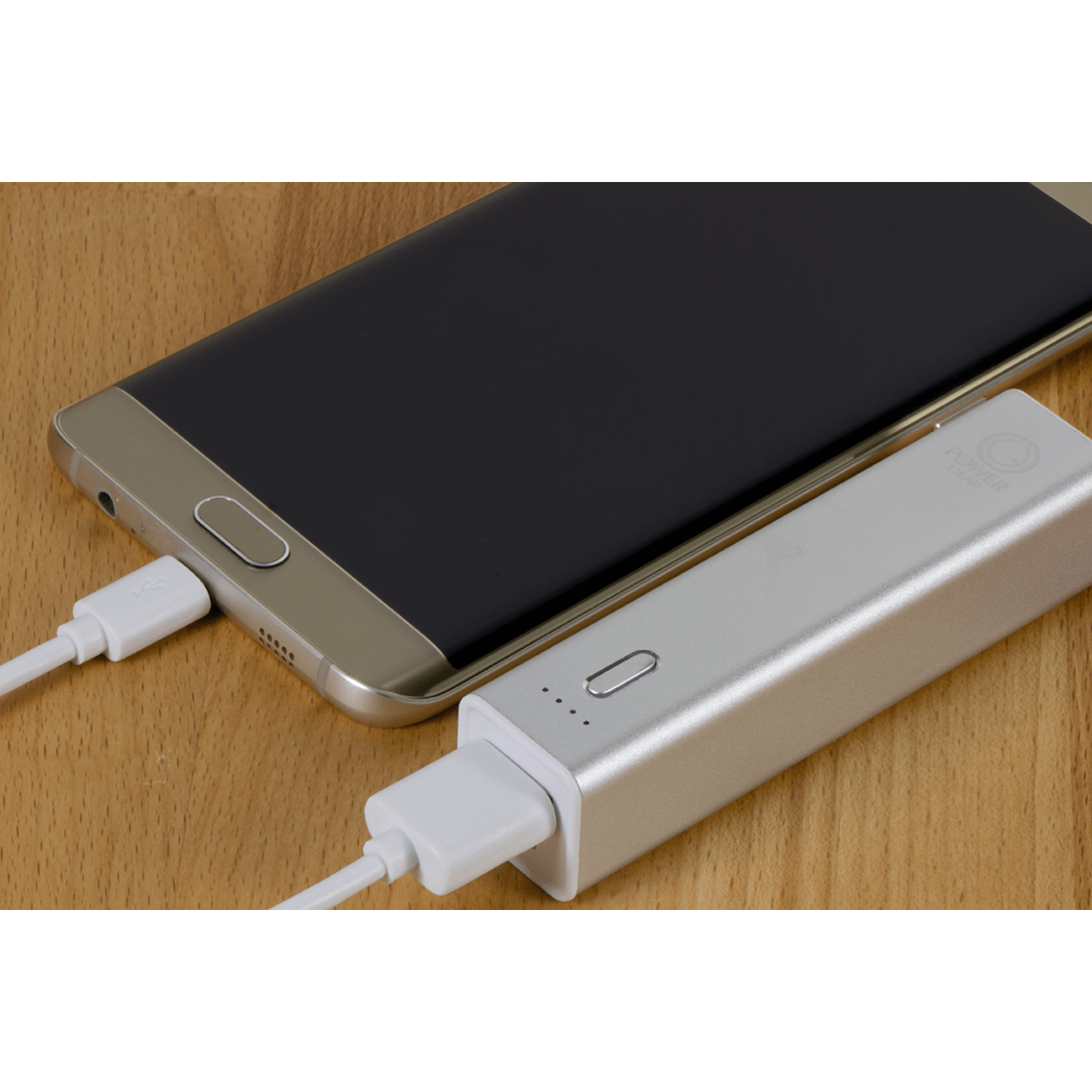 Power Gear 1-USB Charging Battery Pack, 3300mAh, Gray