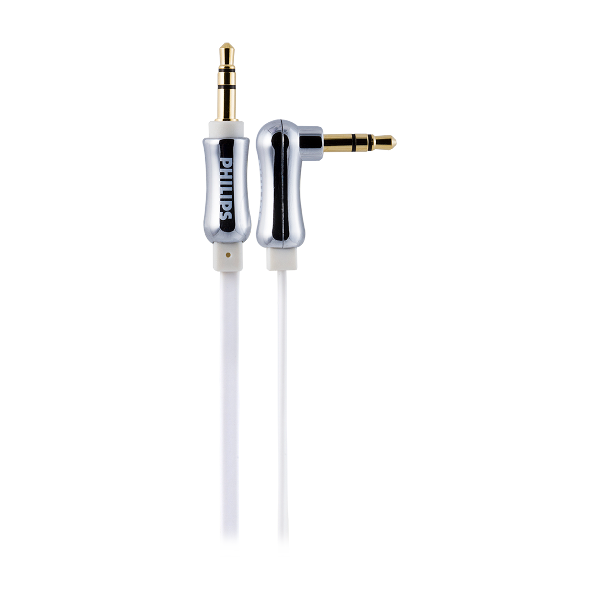 Philips 3ft. 3.5mm Flat Auxiliary Audio Cable, White