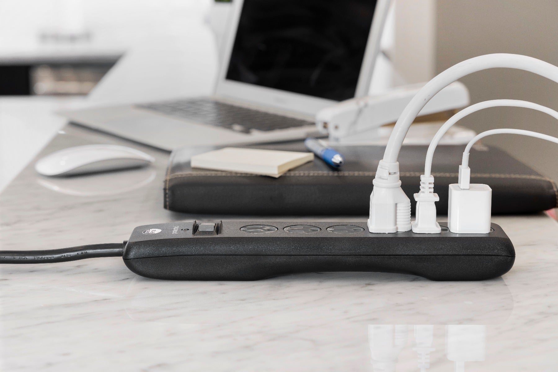 GE UltraPro 6-Outlet 20ft. Surge Protector, Black