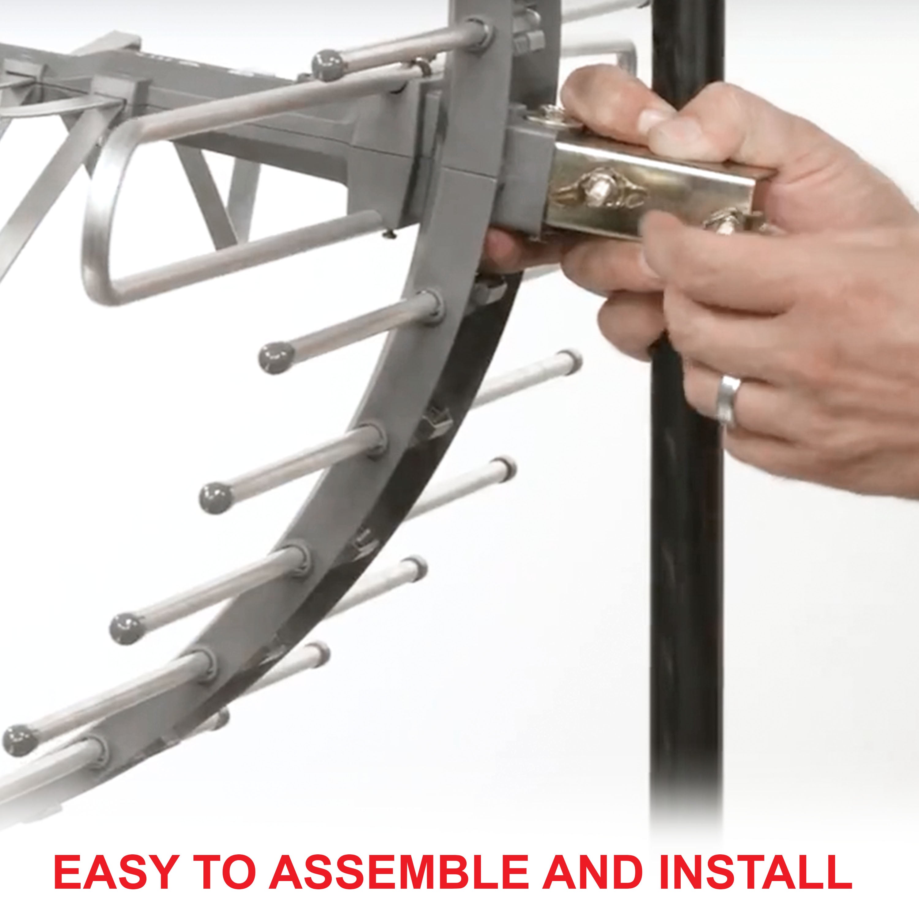 GE-branded Pro Attic-Mount HD TV Antenna