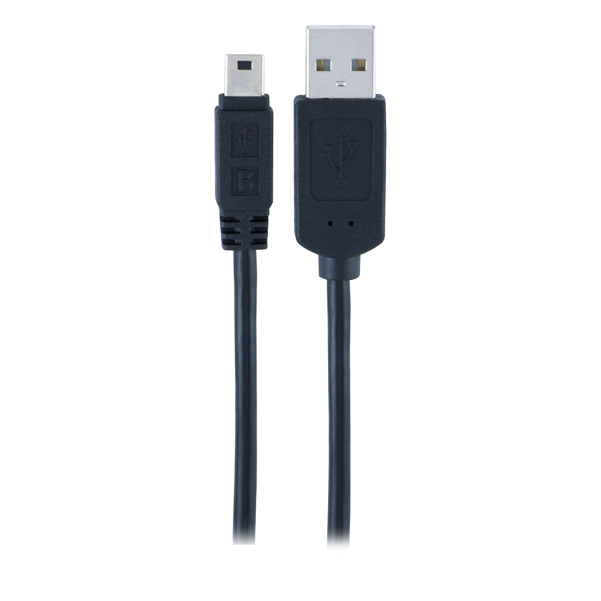 GE 6ft. Mini-B USB 2.0 Charging Cable, Black