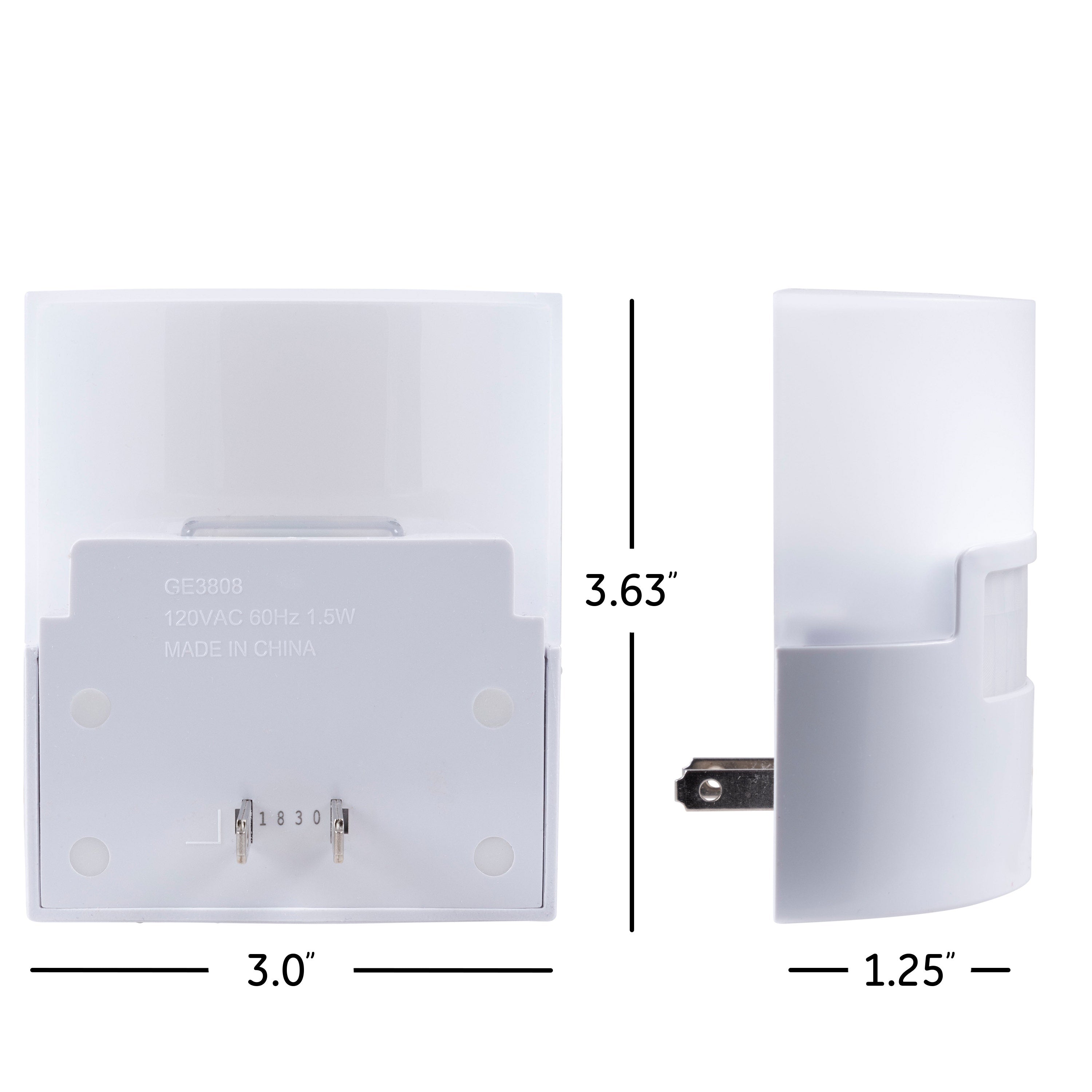 GE Enbrighten UltraBrite Motion Activated LED Night Light, White