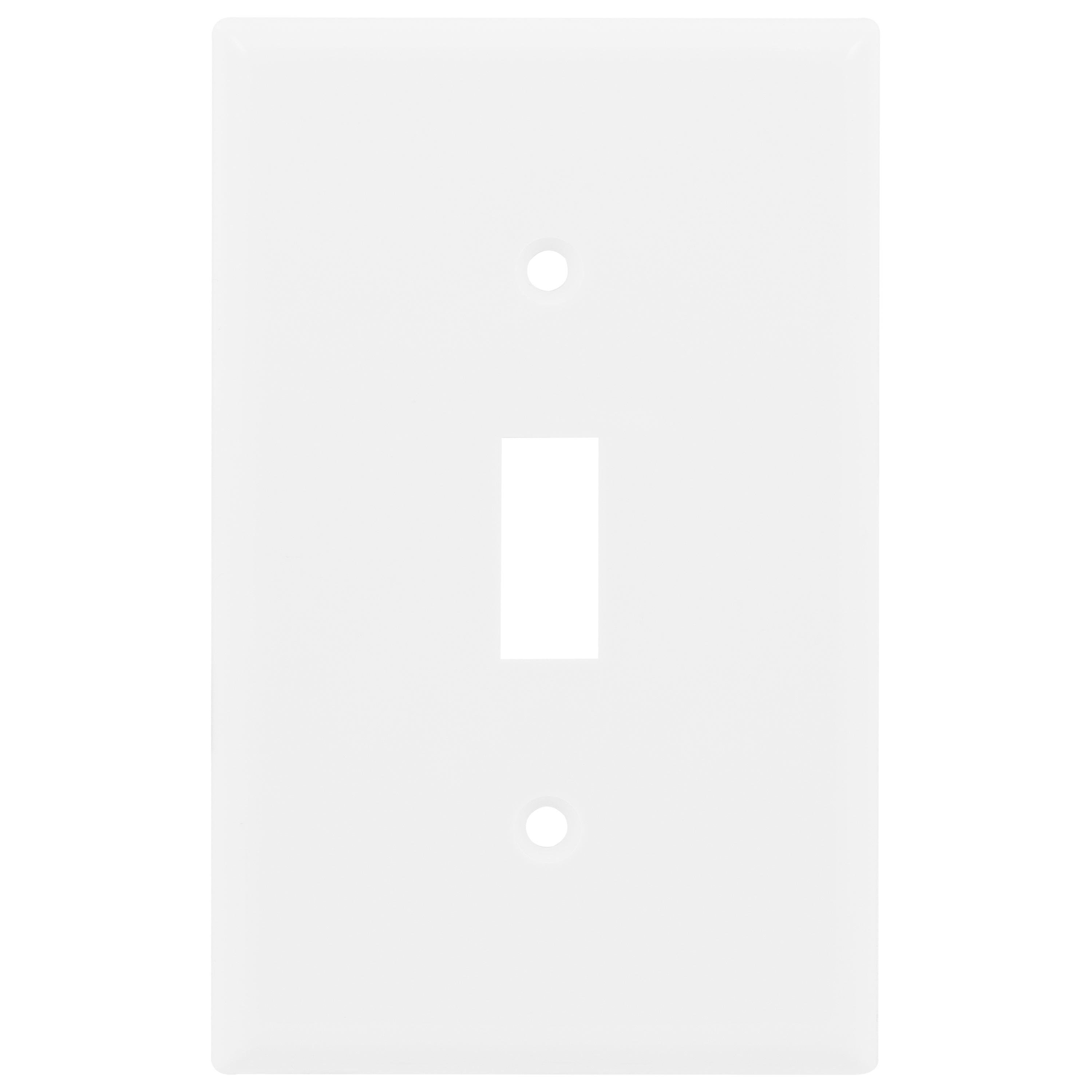 Power Gear Single Oversized Wall Plate Cover, White