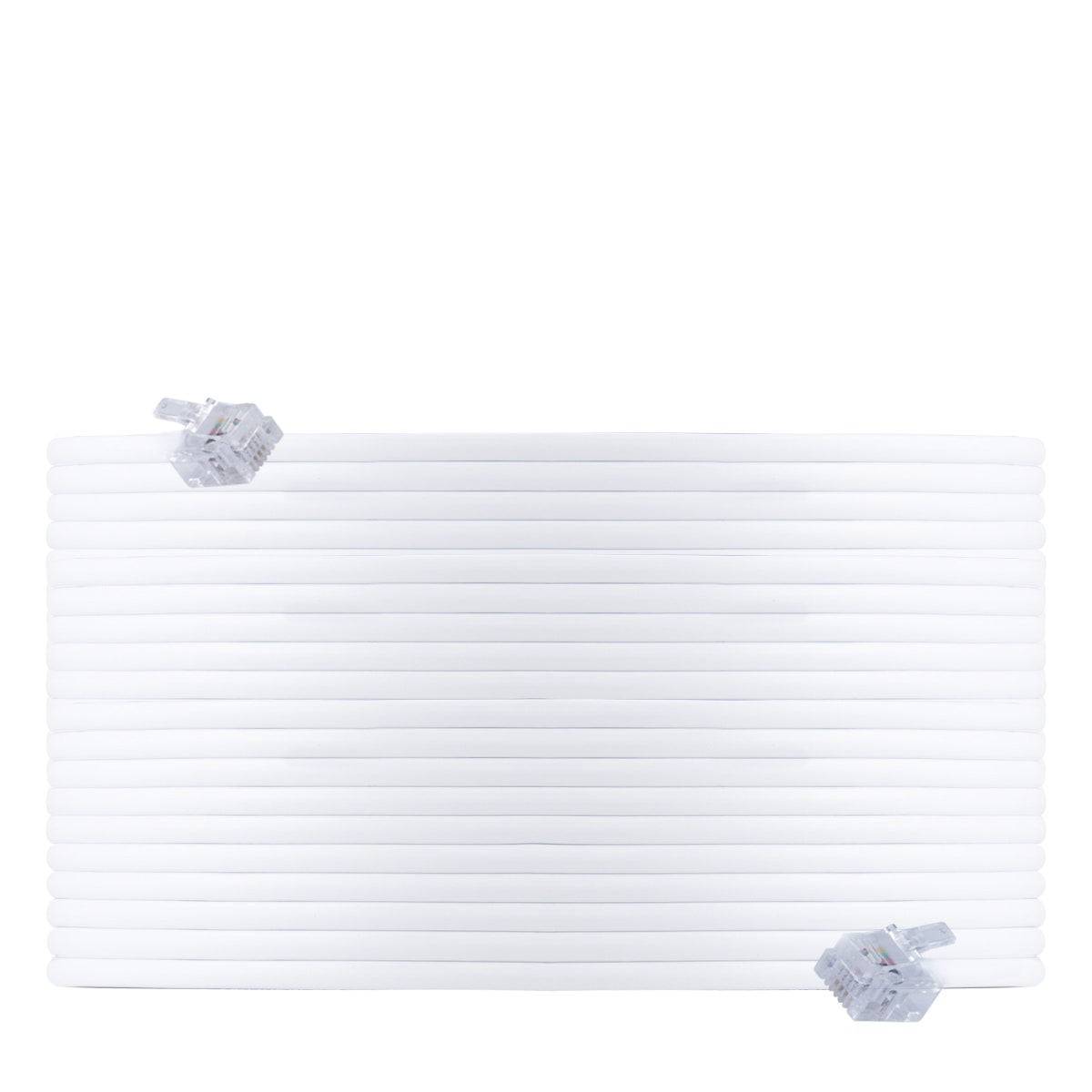 Power Gear 100ft. Phone Line Cord, White