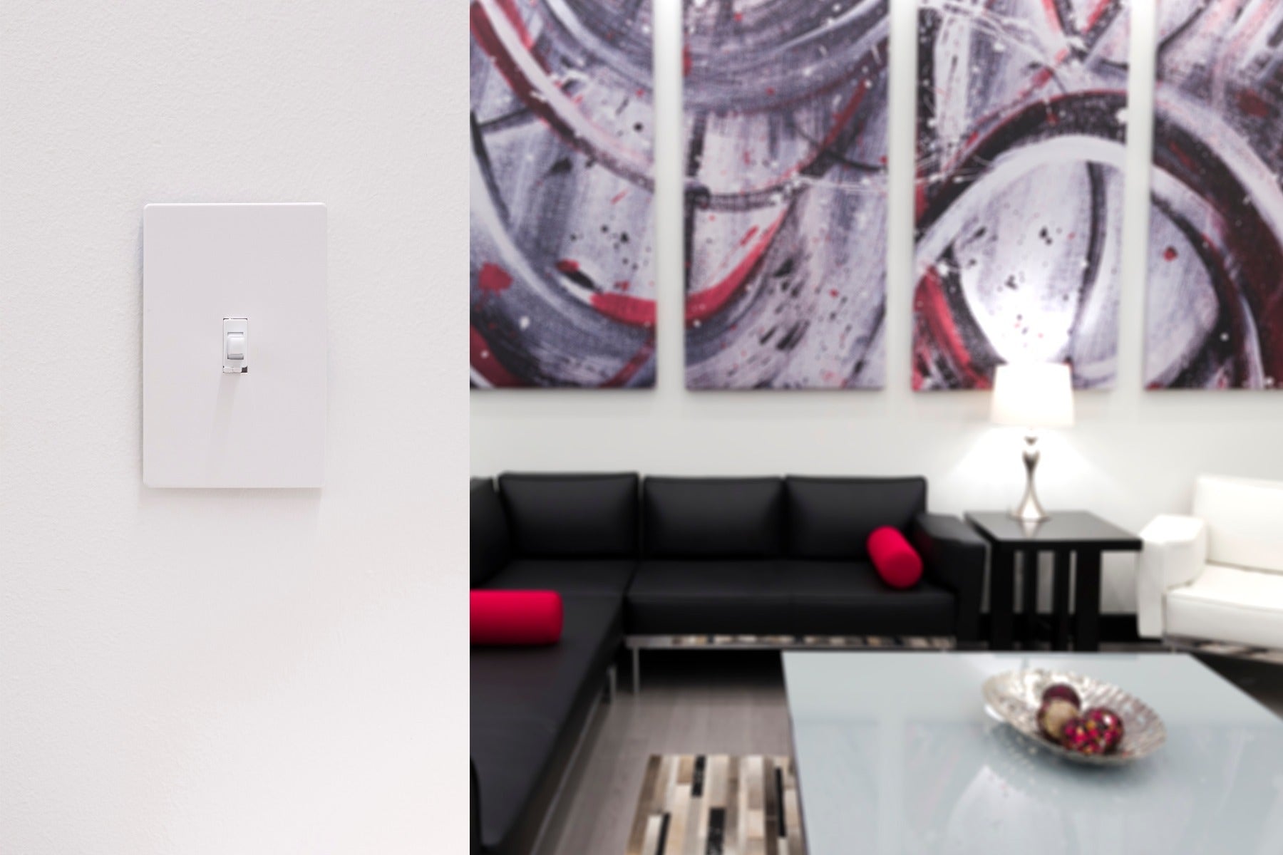 Enbrighten Zigbee In-Wall Smart Toggle Dimmer with QuickFit™ and SimpleWire™, White