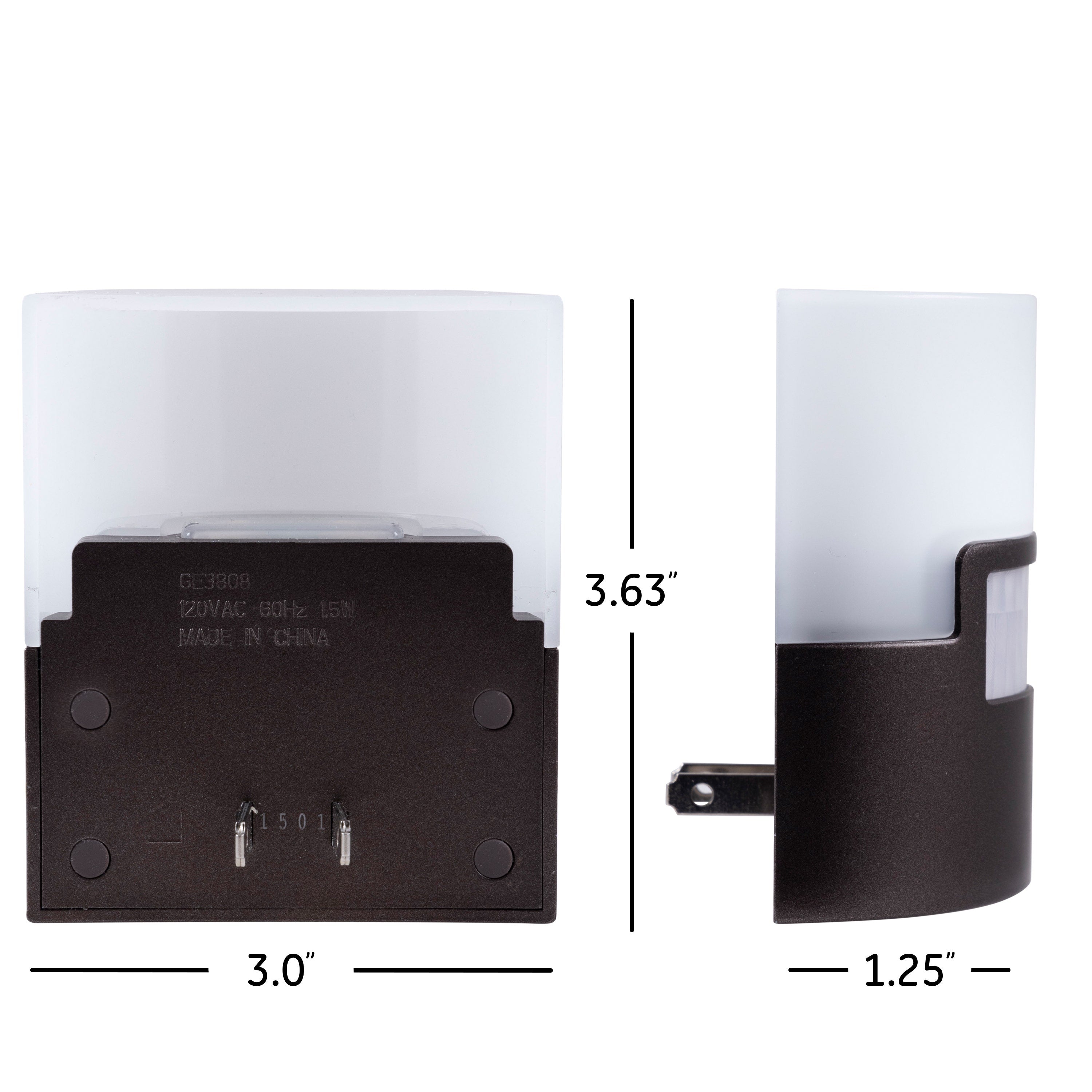 GE UltraBrite Motion Activated LED Night Light, Bronze