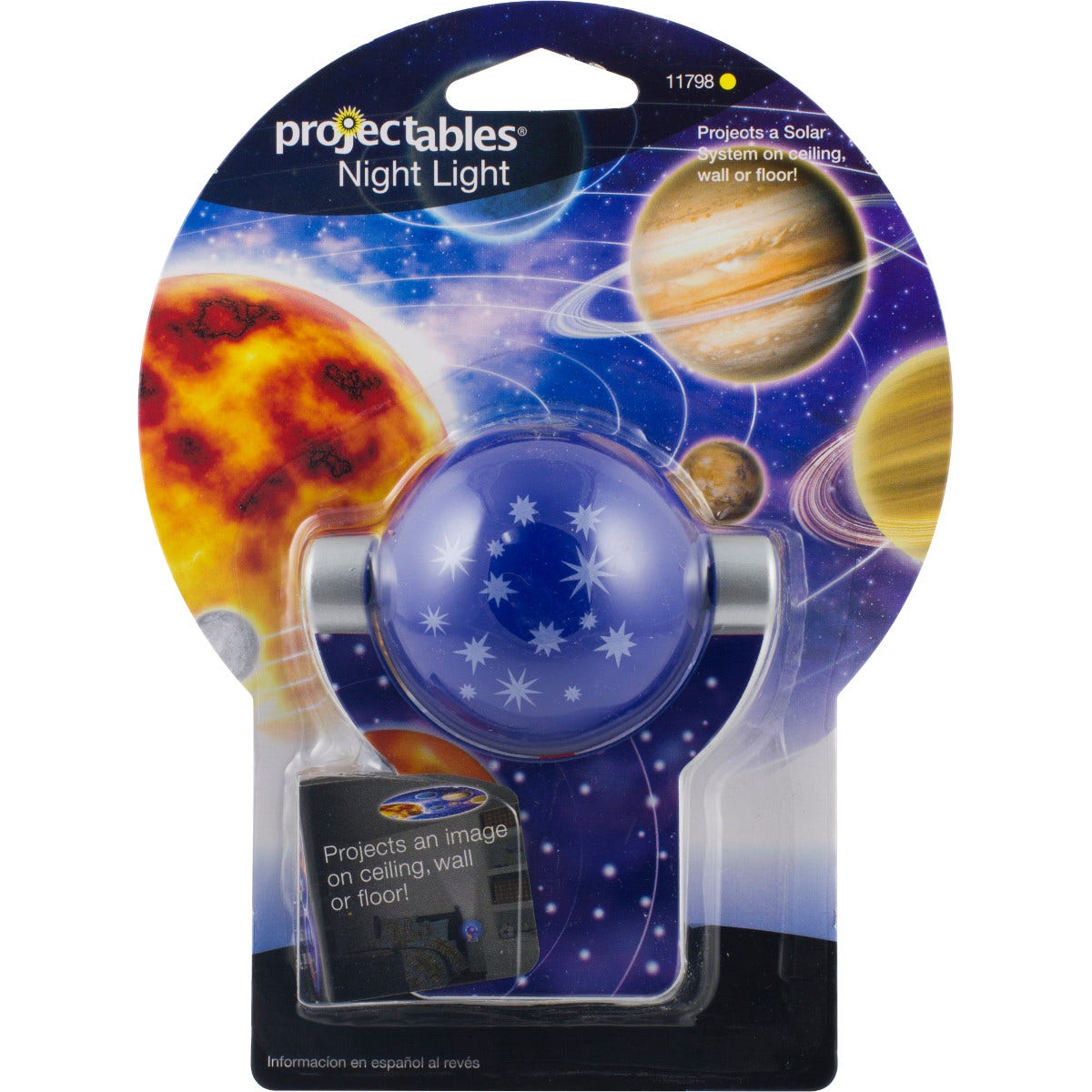 Projectables Solar System Light Sensing LED Night Light, Blue