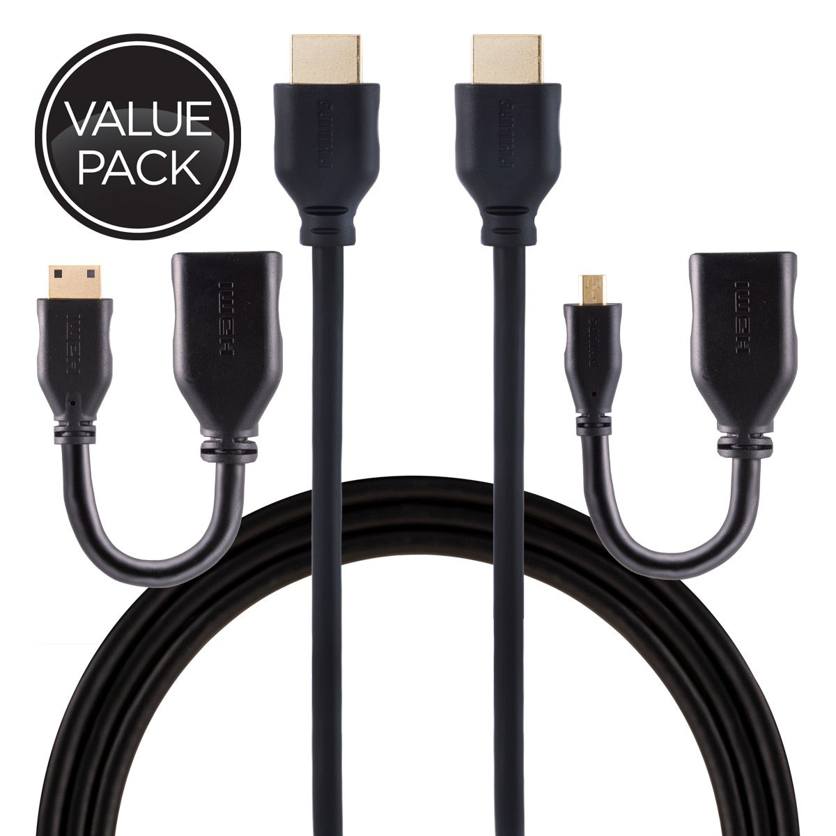 Philips Universal HDMI Kit, Black