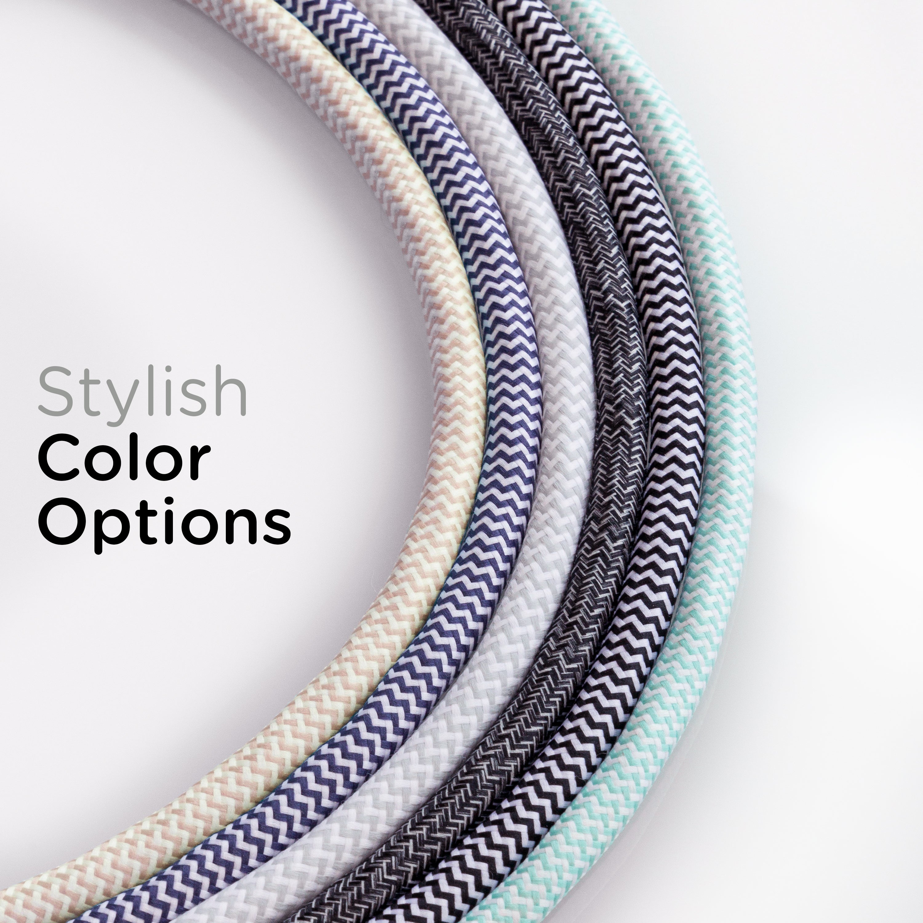 Cordinate 10ft. 3-Outlet Extension Cord, Gray/White