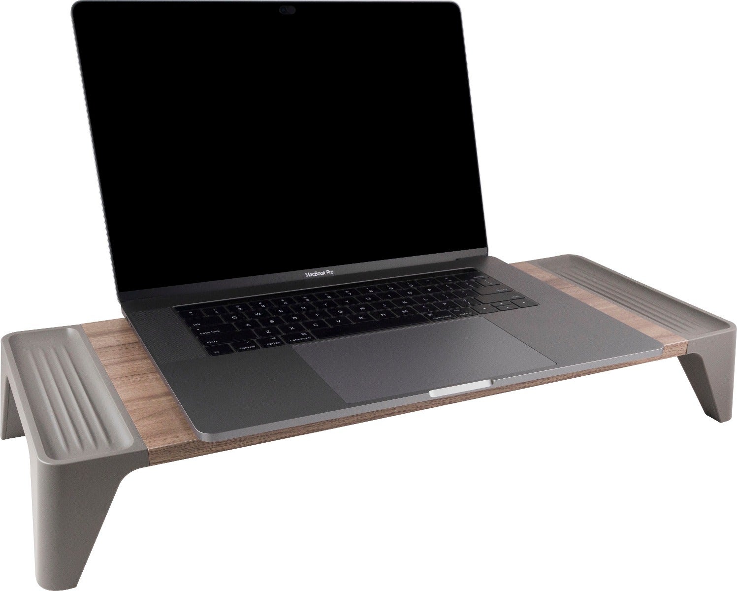 Philips Monitor Stand, Brown Wood