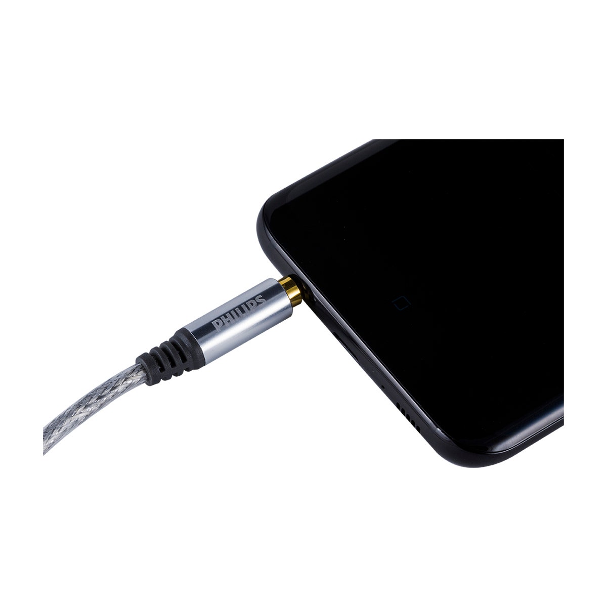 Philips 6ft. 3.5mm Auxiliary Audio Cable, Silver