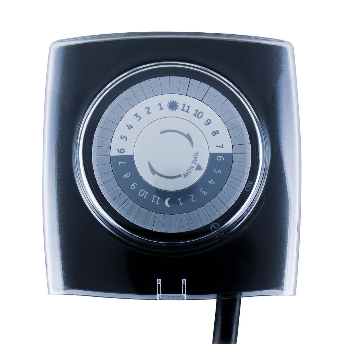 GE Outdoor Plug-In 24-Hour Extreme Weather Mechanical Timer, Black