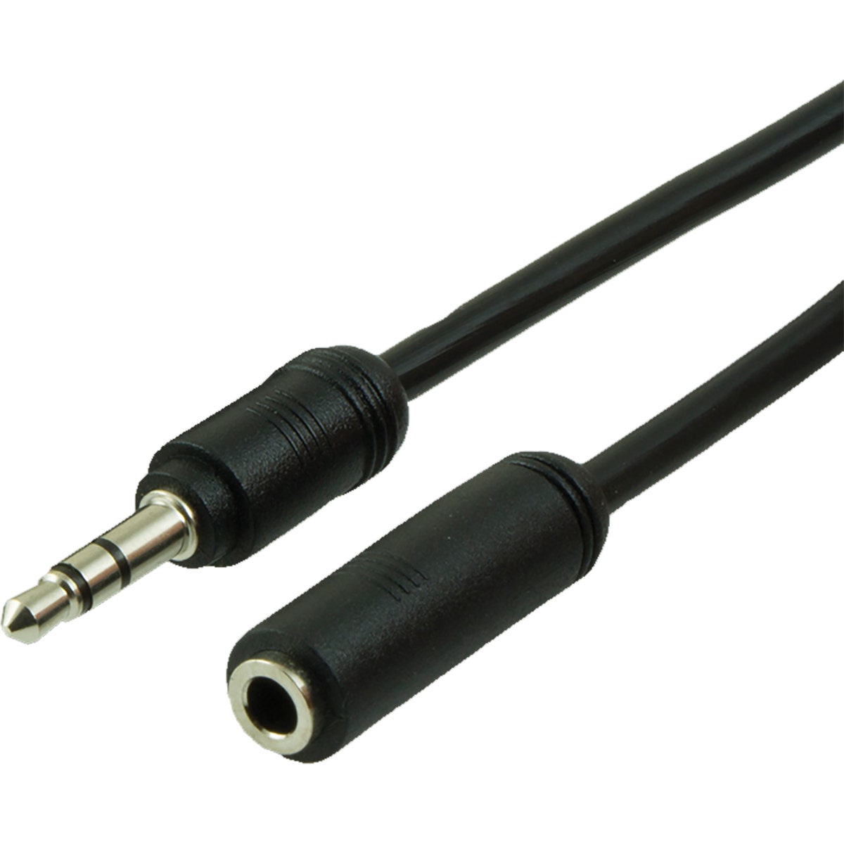 GE 6ft. 3.5mm Auxiliary Audio Extension Cable, Black