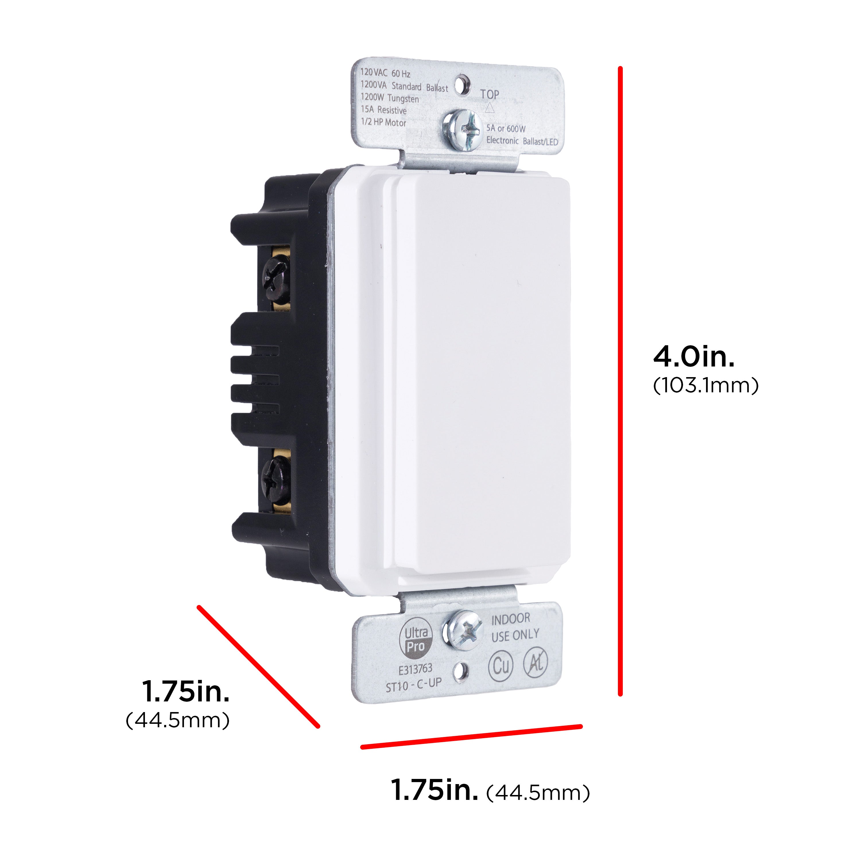 UltraPro 24-Hour Digital In-Wall Timer