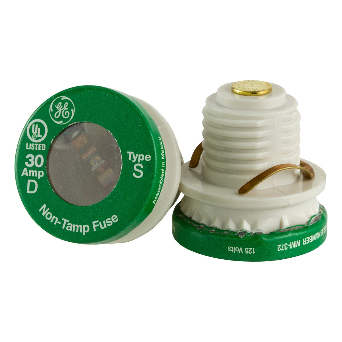 Power Gear 30-Amp Fuse Type S/SL with Time Delay, 2 Pack, White
