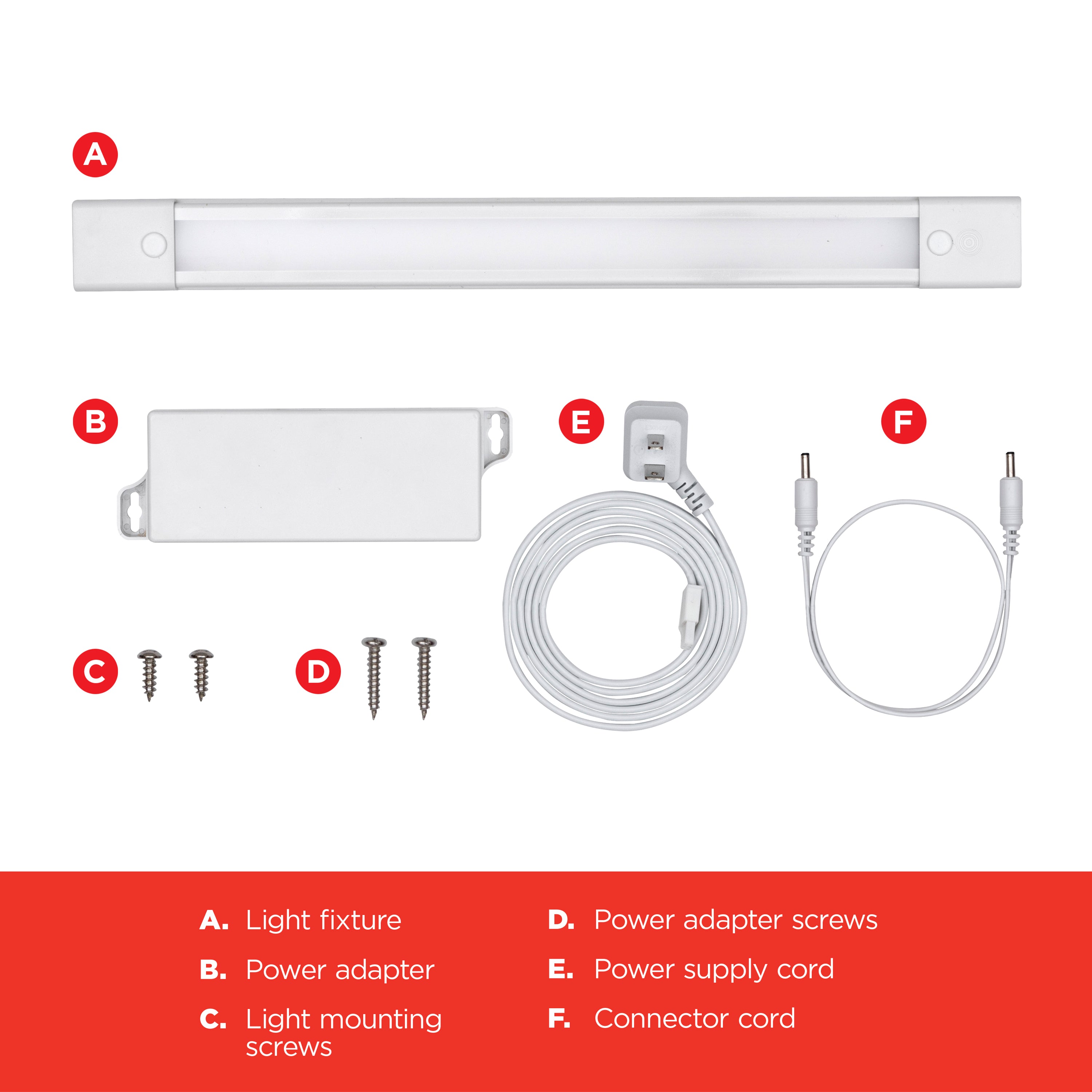 UltraPro 12in. Plug-In LED Light Fixture, White