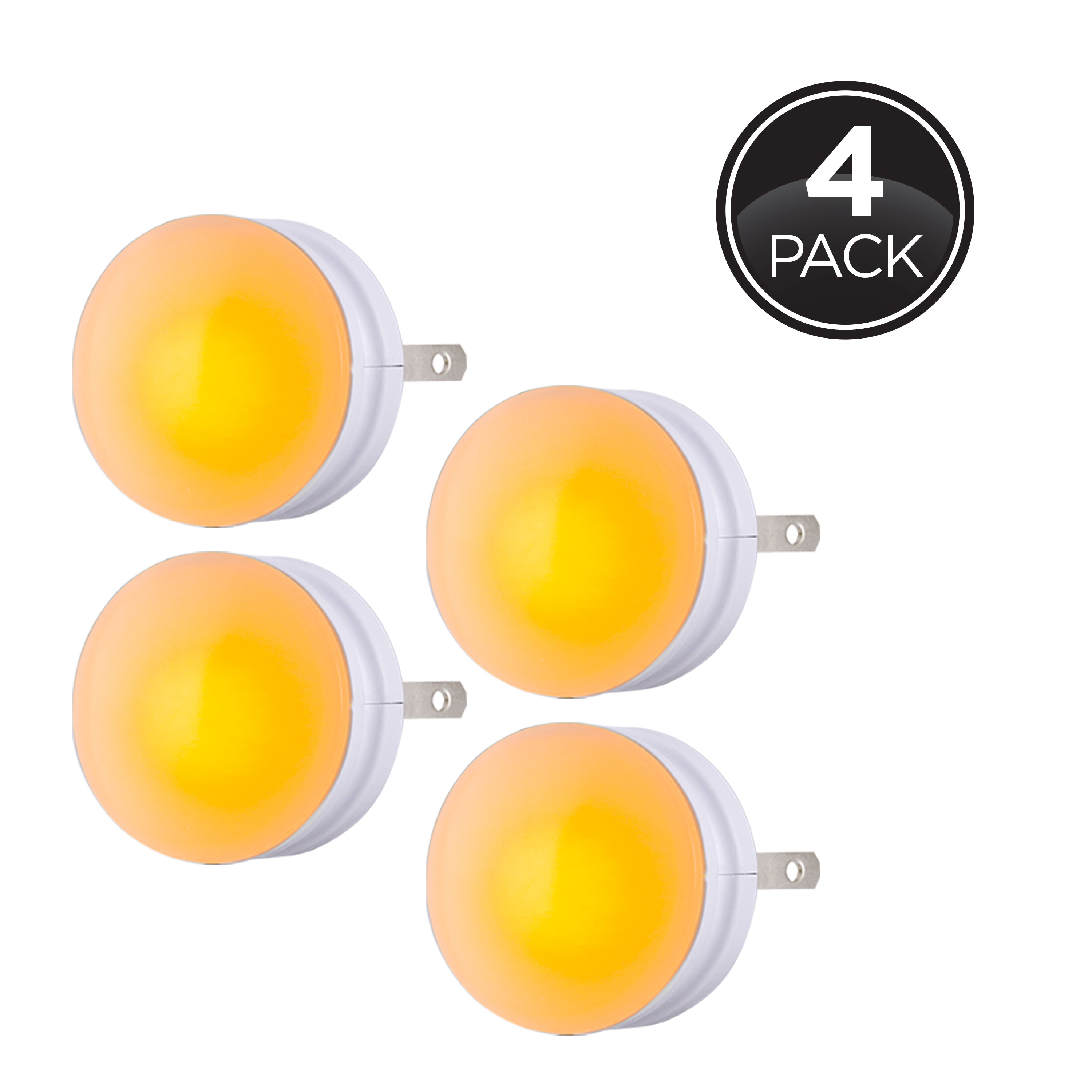 GE Color-Changing Swivel Plug-In LED Night Light, White