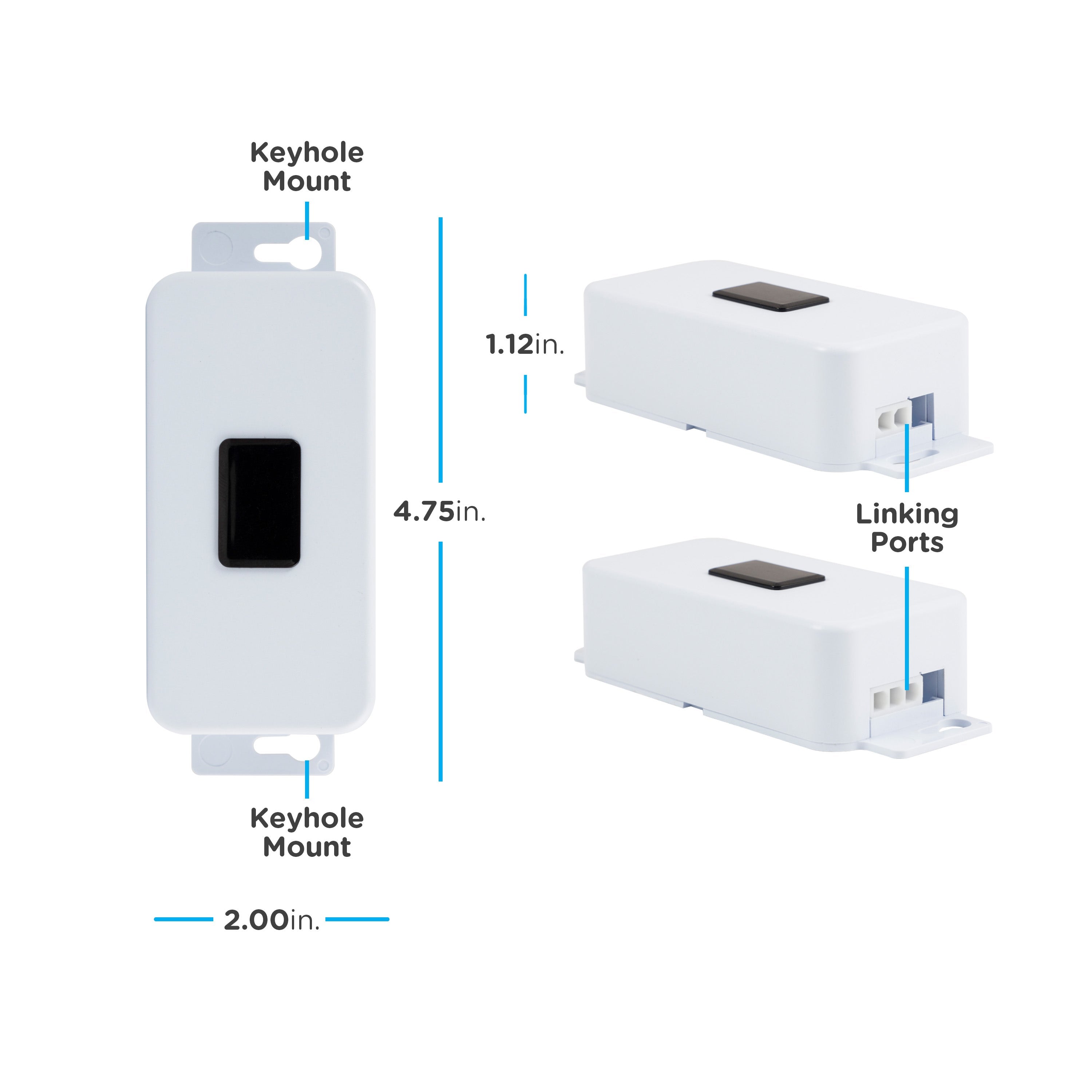 Enbrighten BrightLink Motion-Activated Switch, White