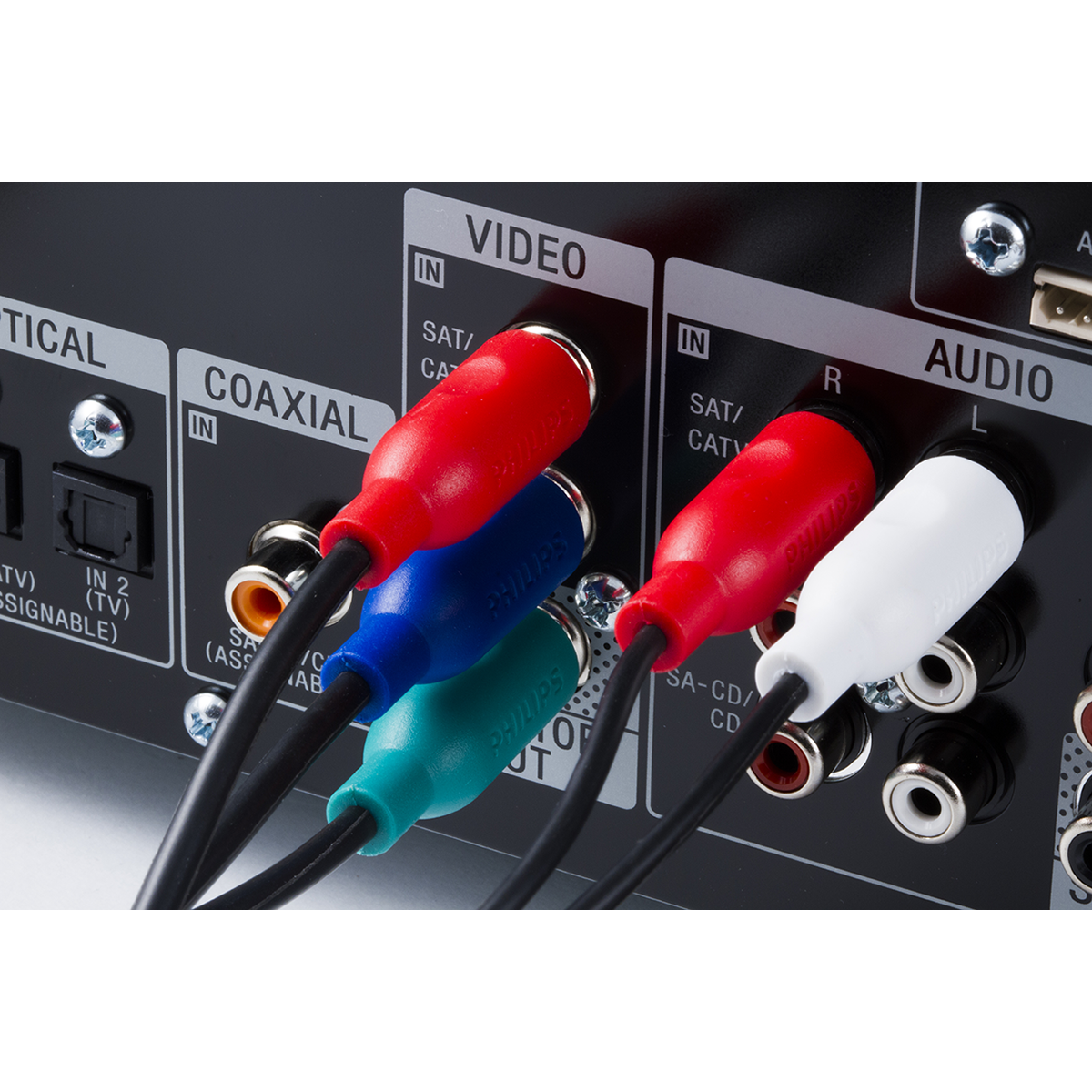 Philips 6 ft. Audio "Y" Adapter, Black