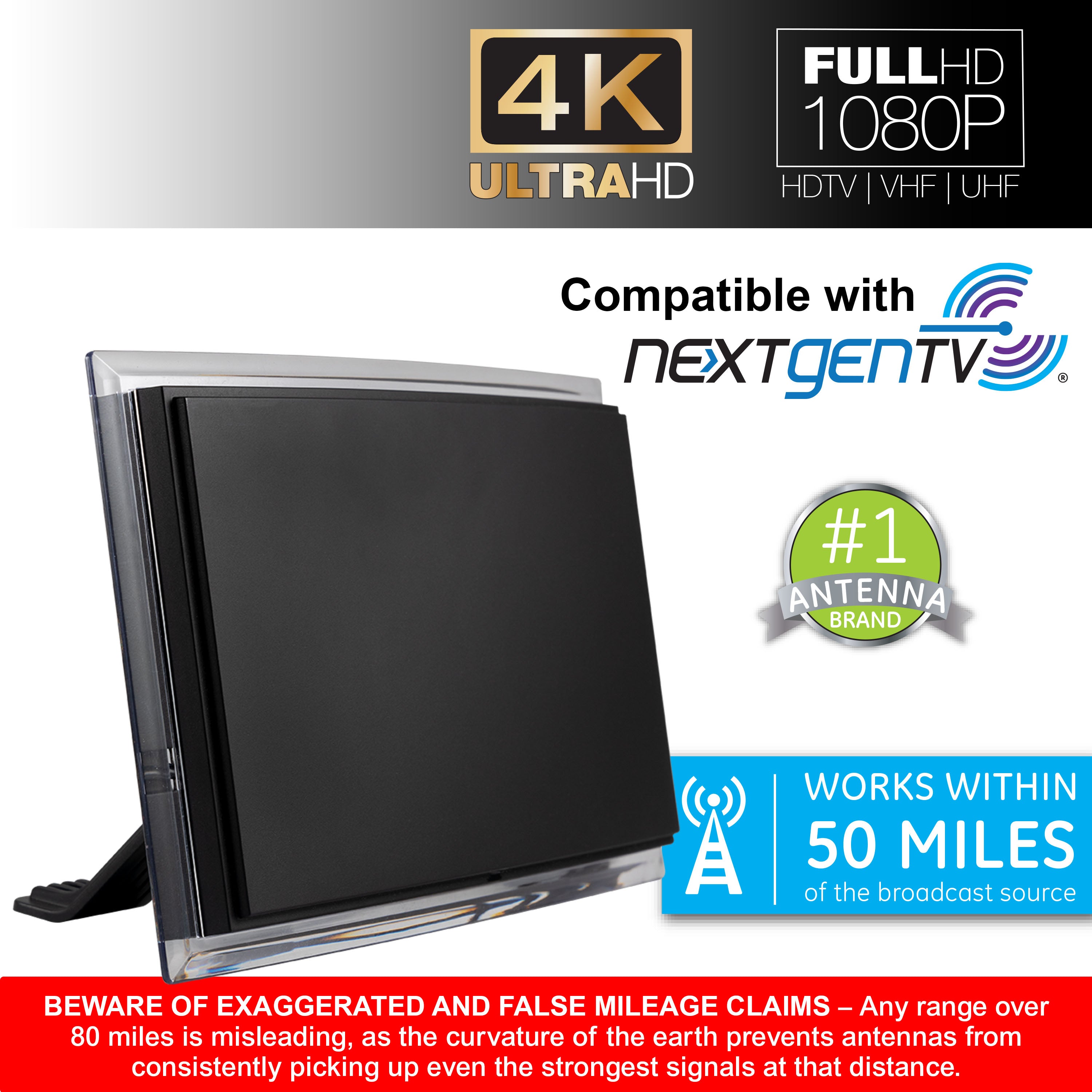 GE Pro Crystal HD Amplified Antenna