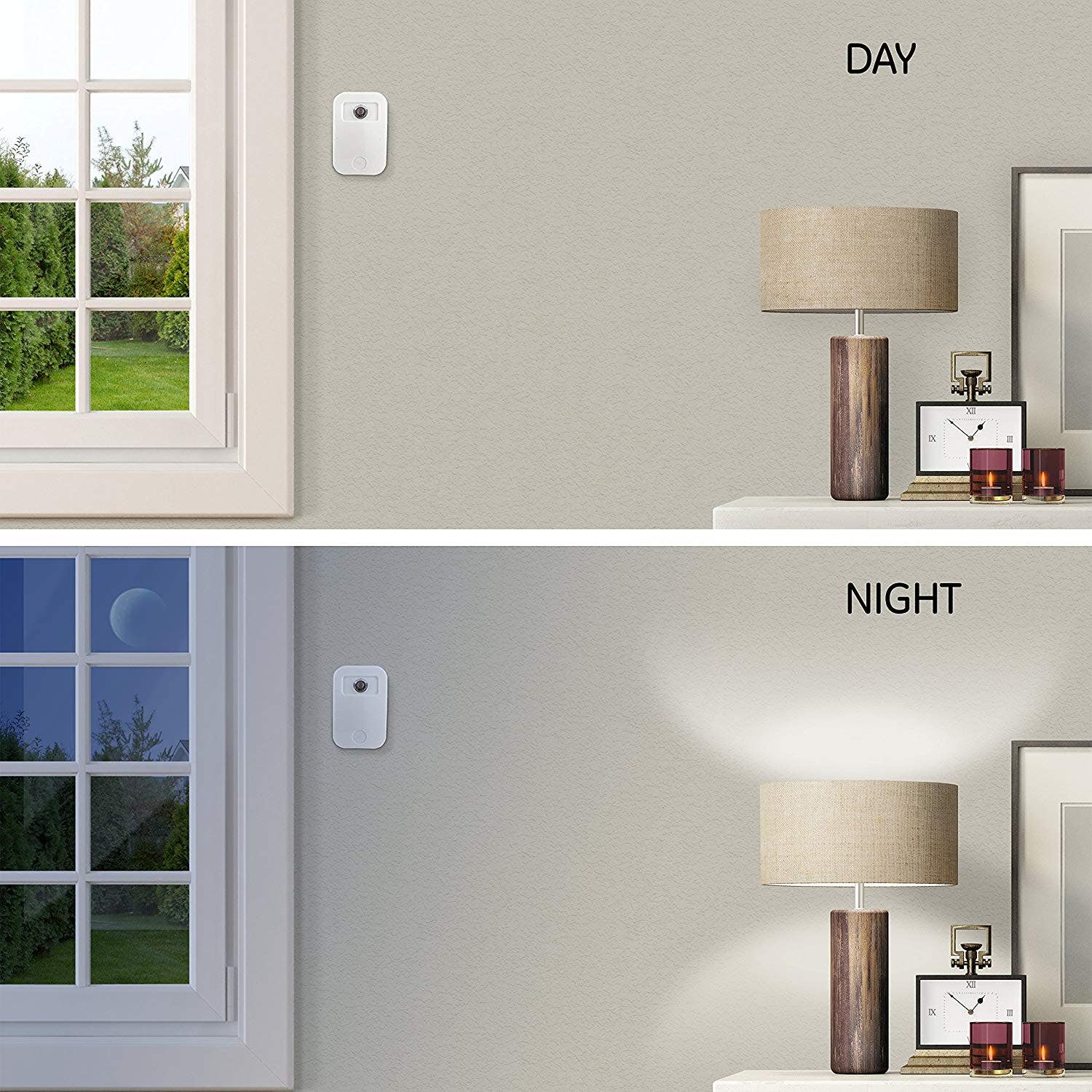 GE mySelectSmart Light Sensing Wireless Lighting Control, White