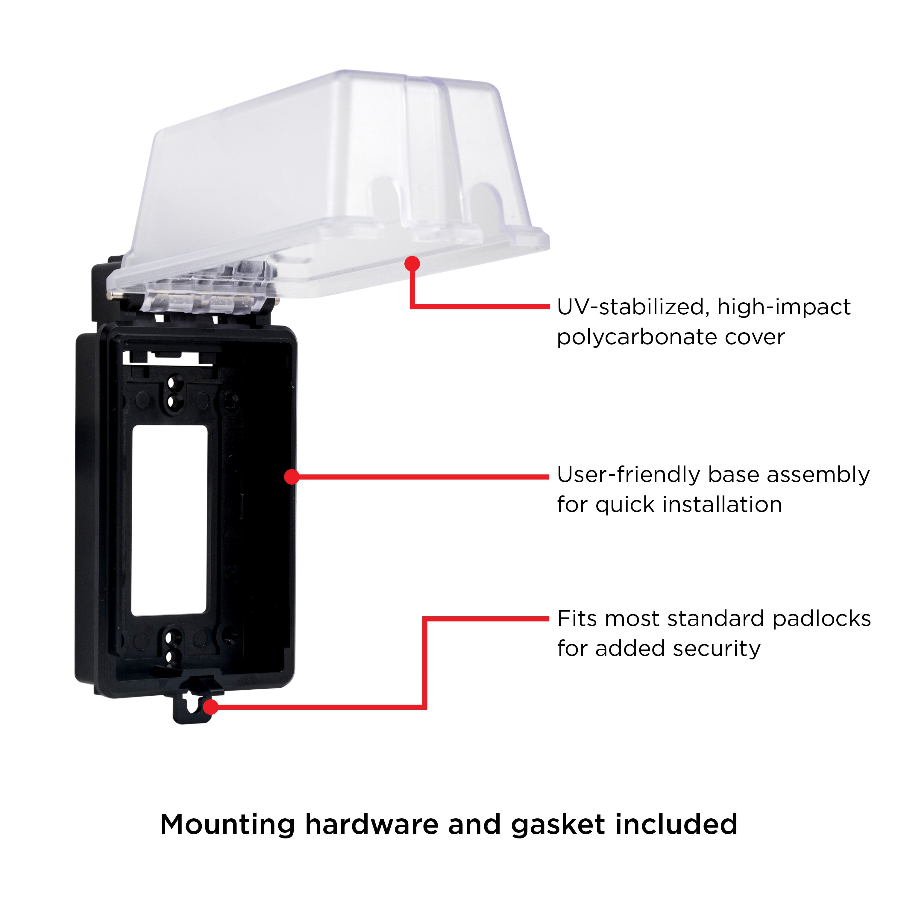UltraPro Outdoor Electrical Outlet Cover, Single Gang