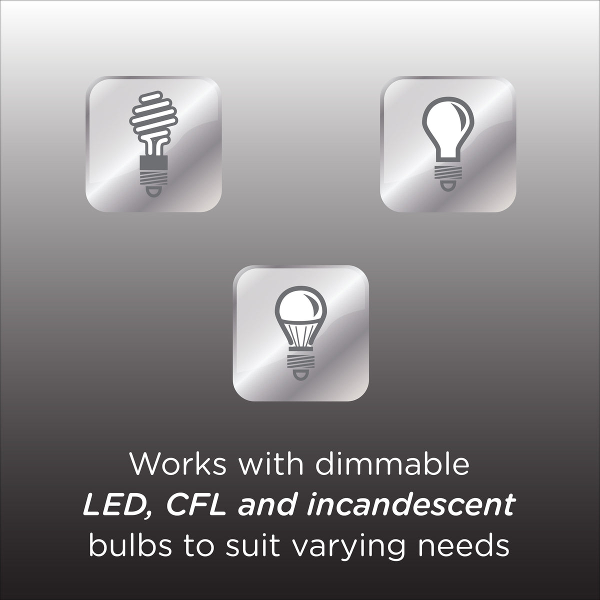UltraPro MyBright In-Wall Dimmer, White