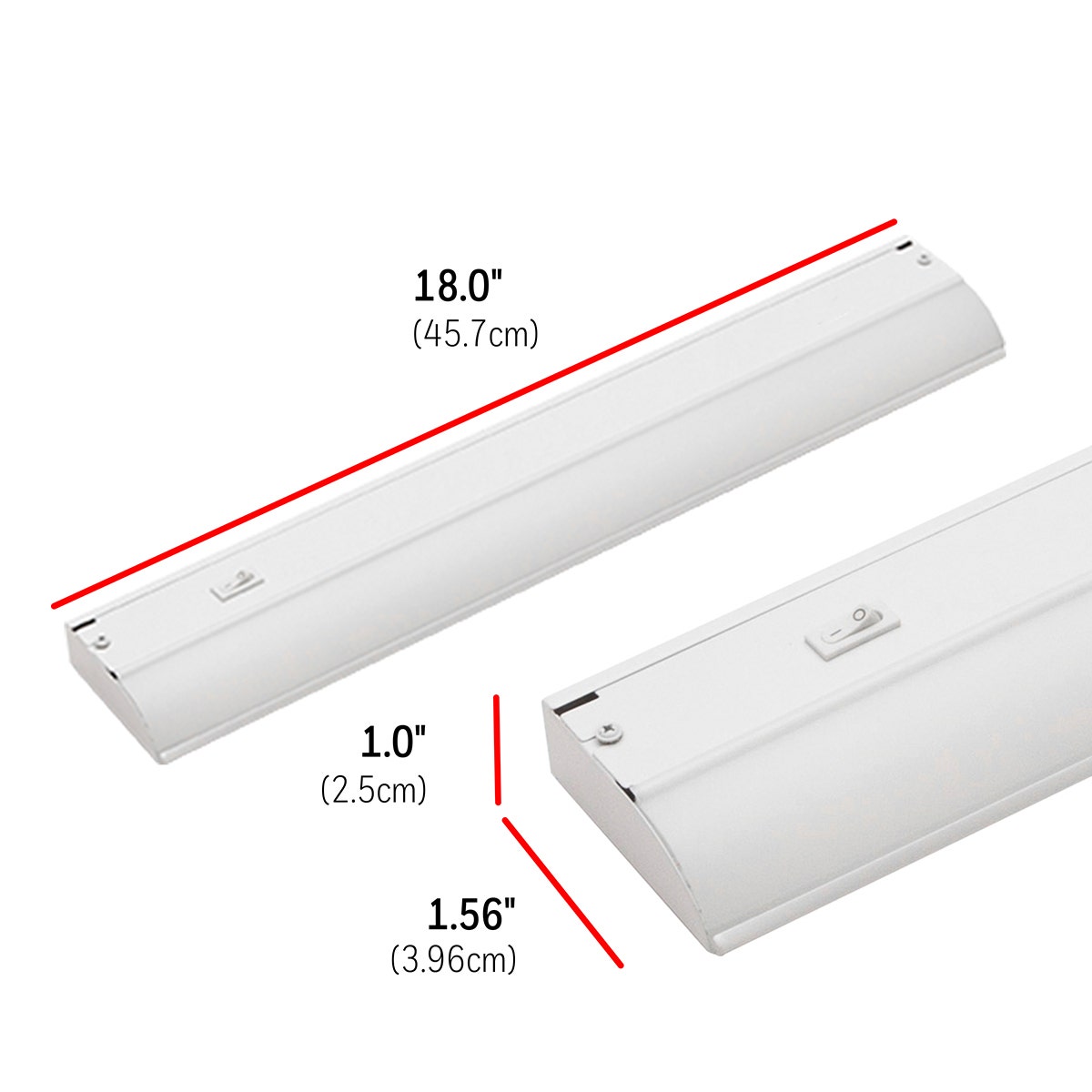 UltraPro18in. On/Off Direct Wire LED Light Fixture