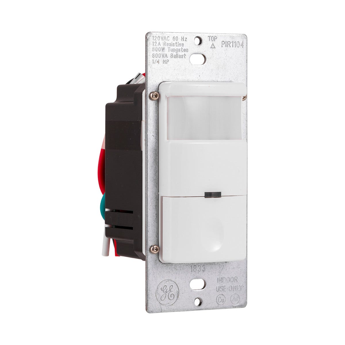 GE UltraPro In-Wall Motion Sensing Switch, White