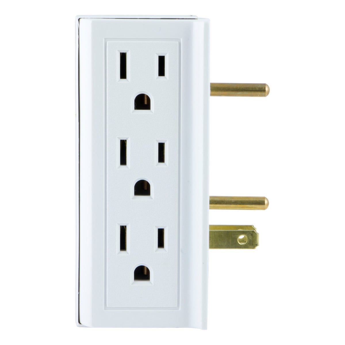 GE 6-Outlet Side-Access Wall Tap, White