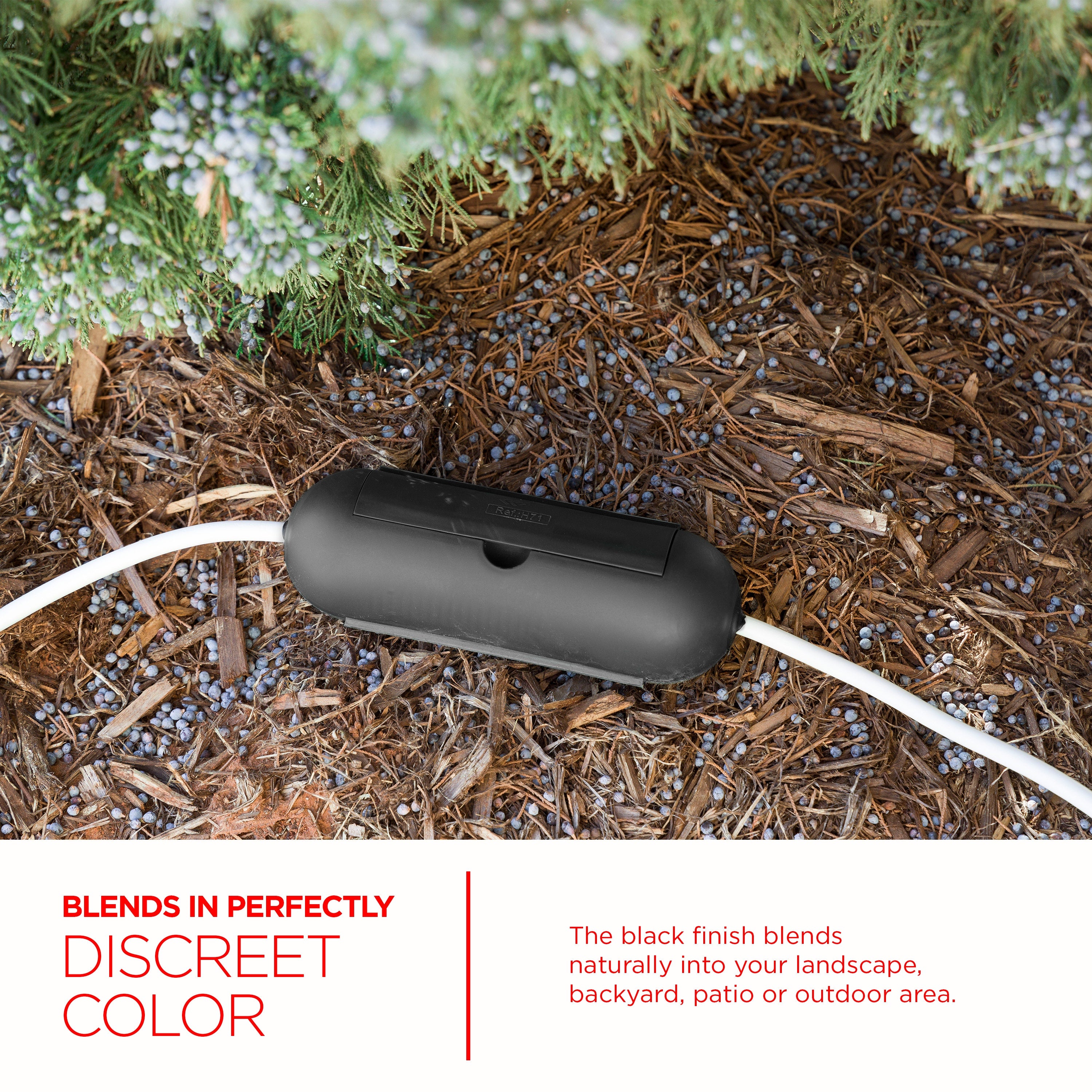 UltraPro Outdoor Cord Plug Cover, Black