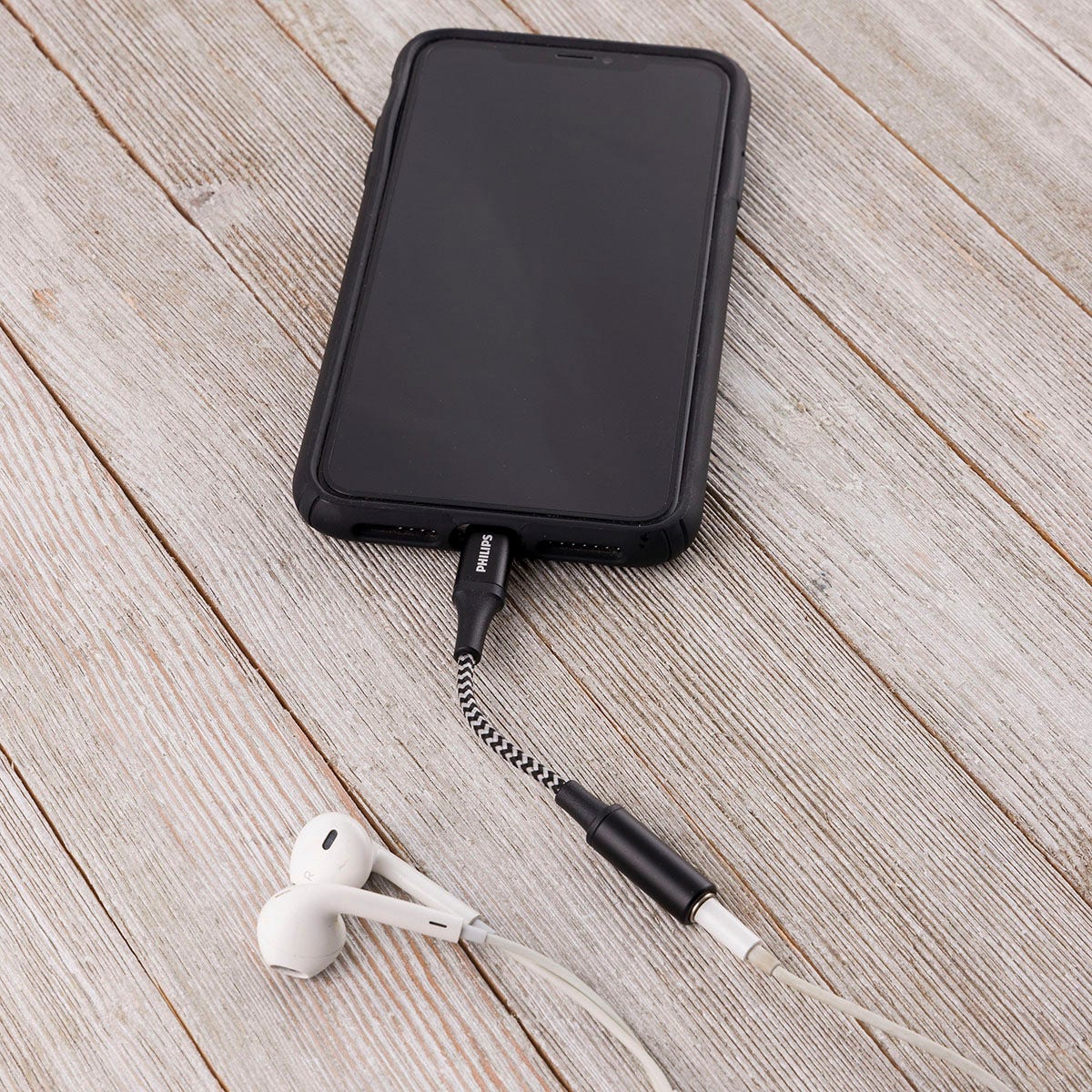 Philips 3.5mm Lightning Adapter, Black