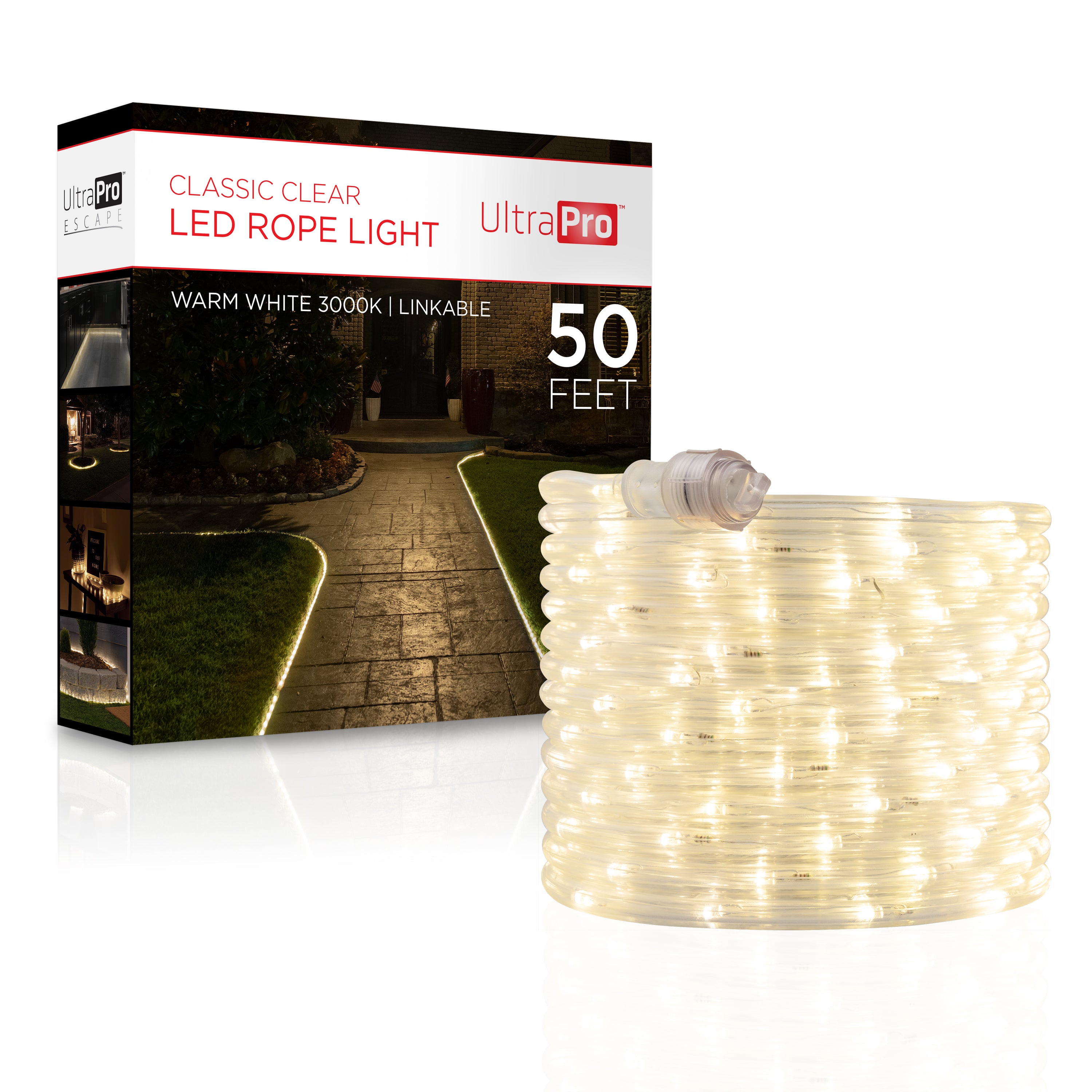 UltraPro Escape LED Rope Light, 50ft