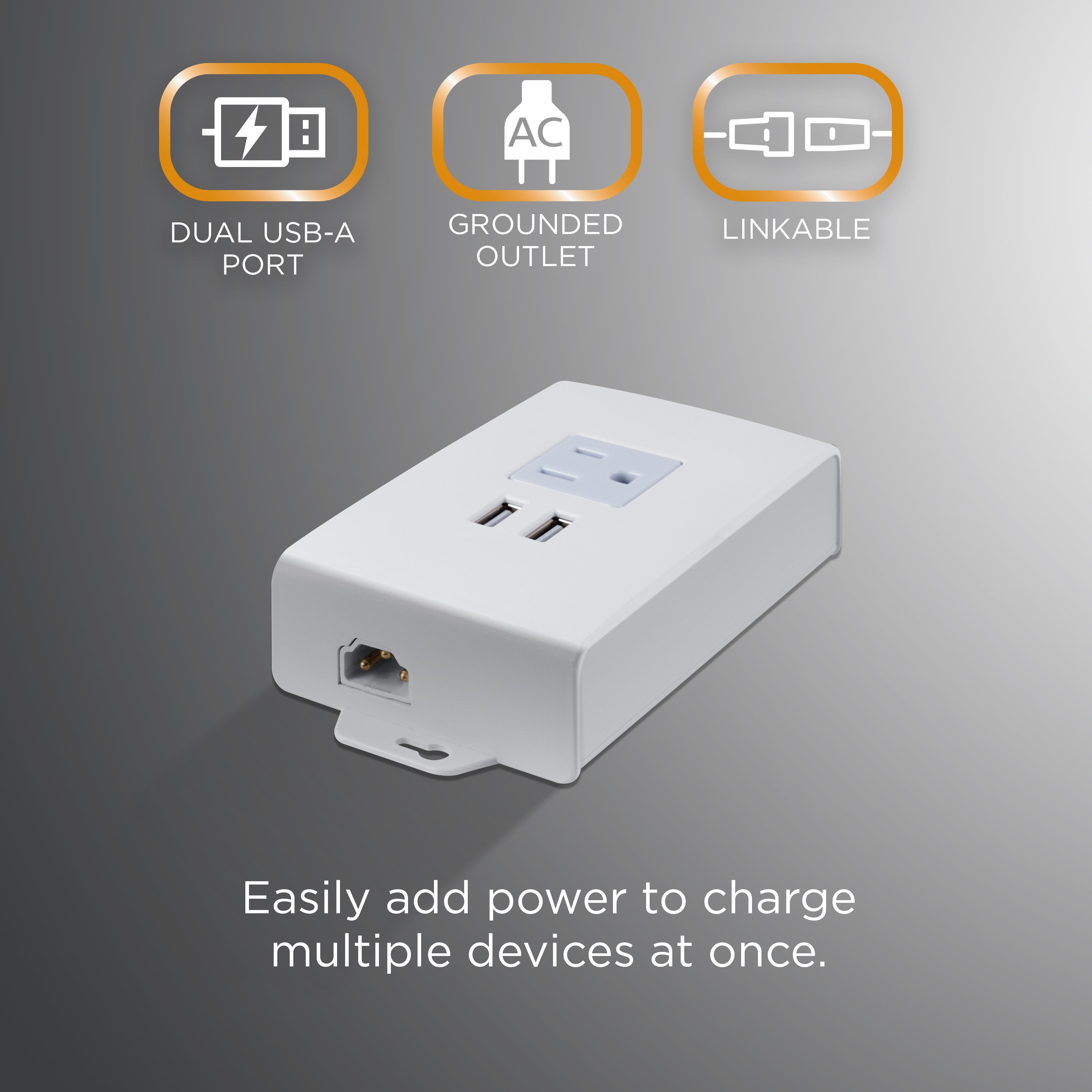 Enbrighten ProLink In-Line Outlet with USB Charging